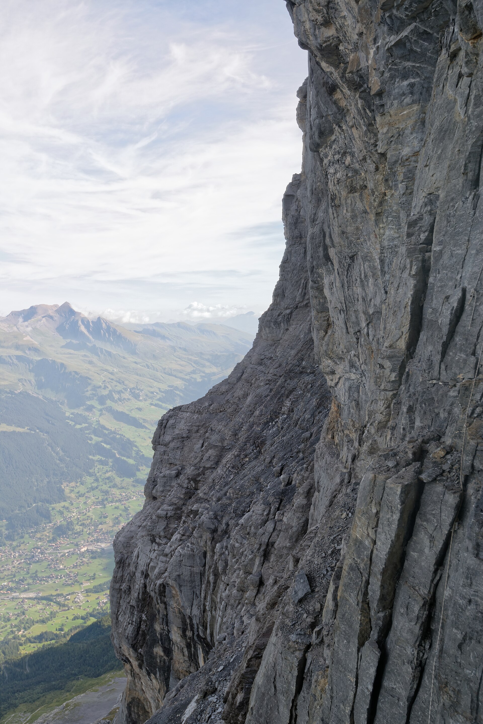 Face nord de l'Eiger vue depuis l'Eigerwand