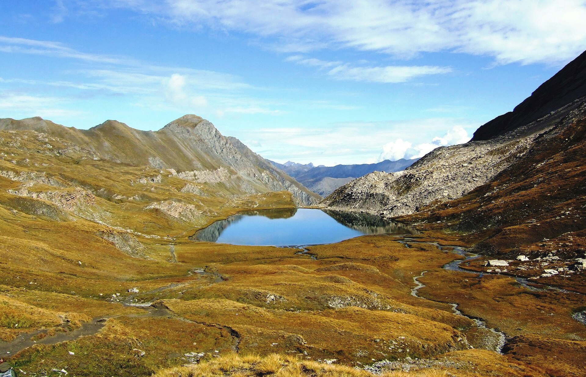 Lac Foréant depuis le col Vieux
