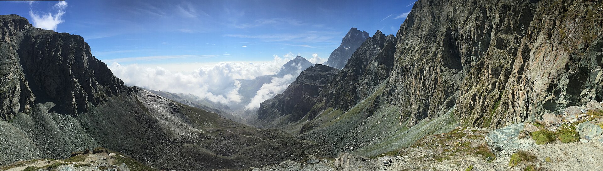 Panorama depuis le Buco di Viso