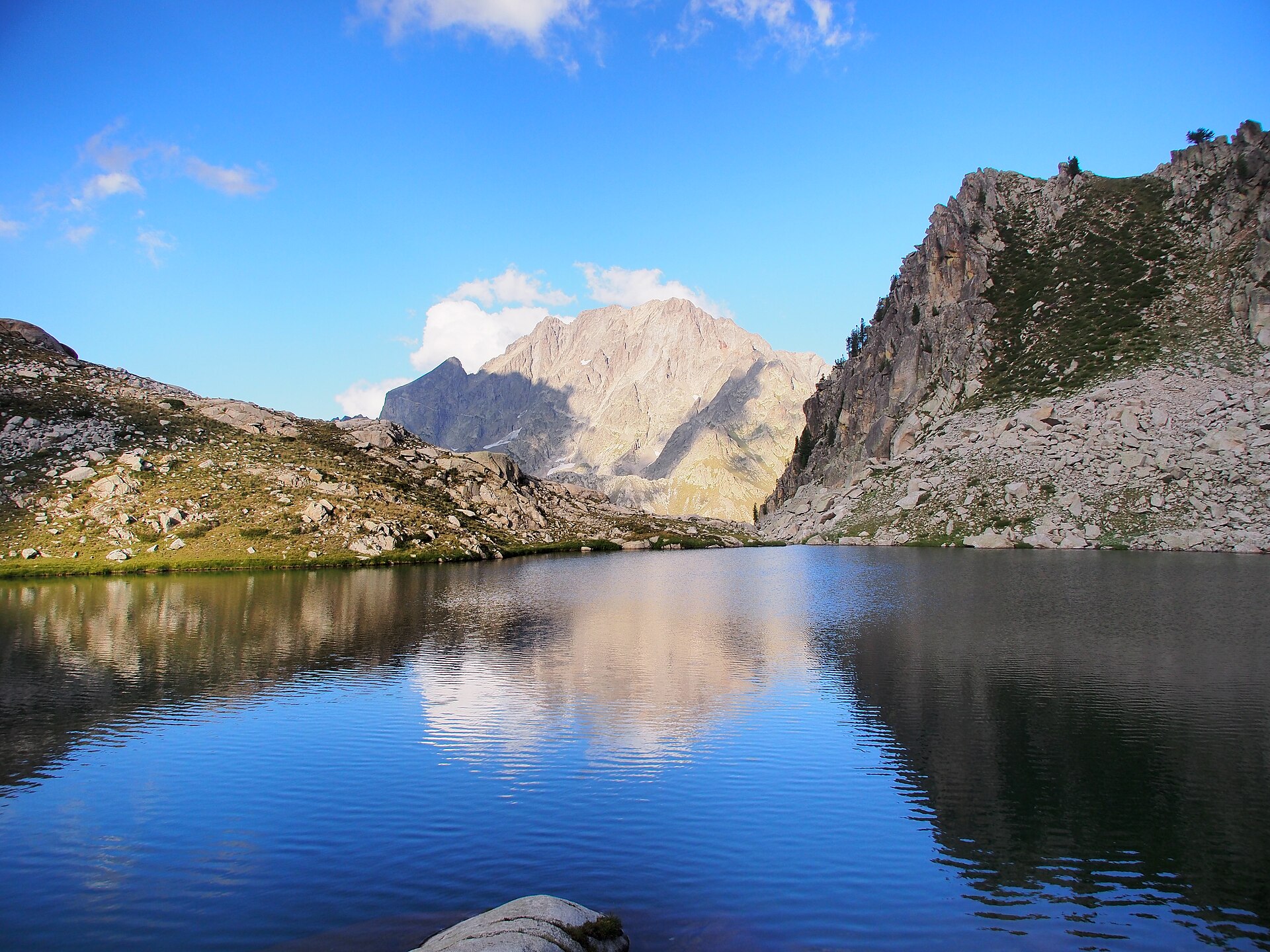 Laghi di Fremamorta with M.te Argentera