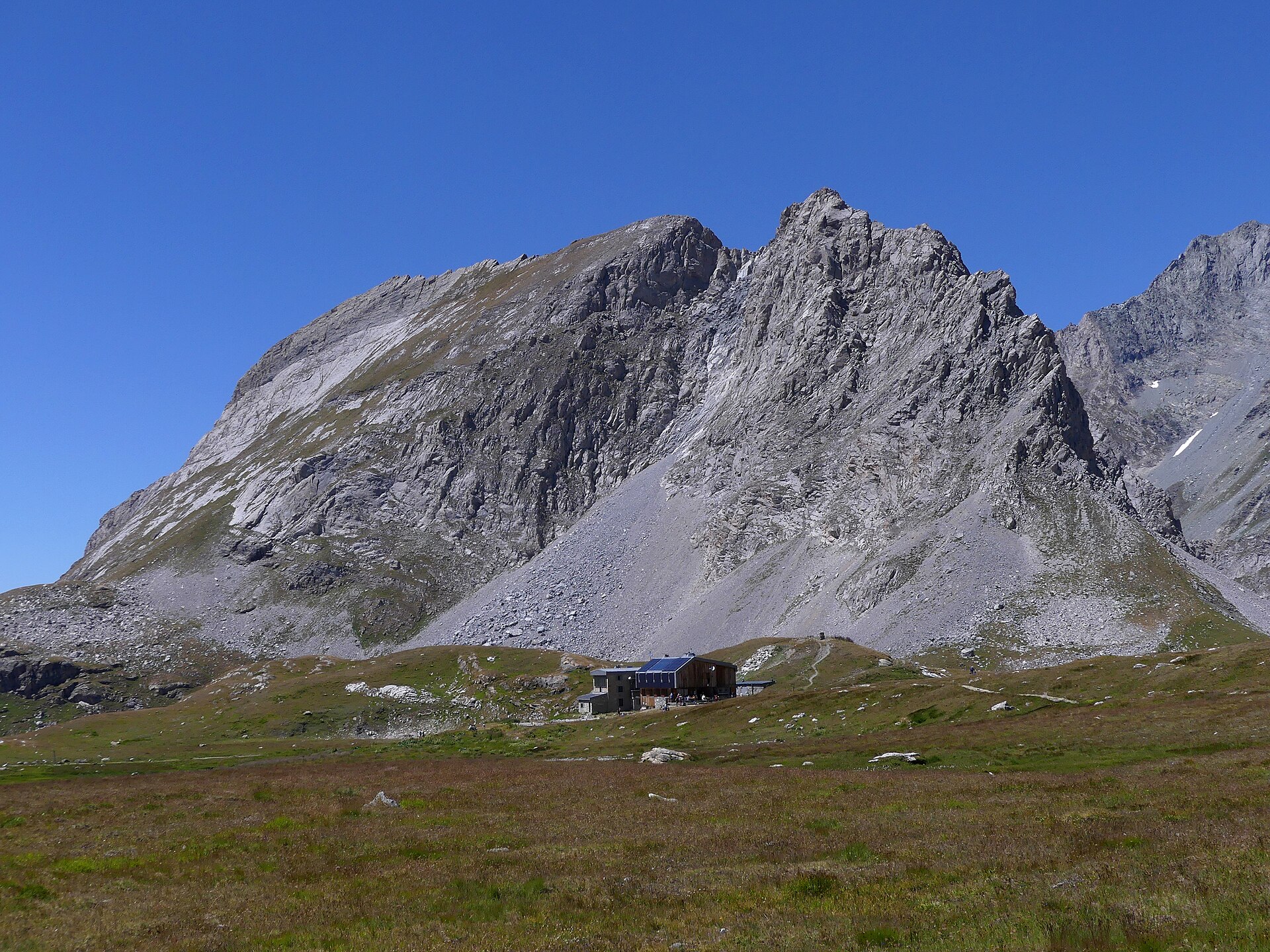 Aiguille de la Vanoise and Refuge du Col de la Vanoise