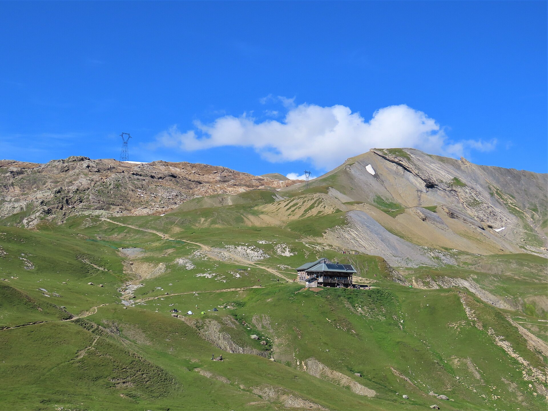 Refuge du Col de la Croix du Bonhomme, Crête des Gittes
