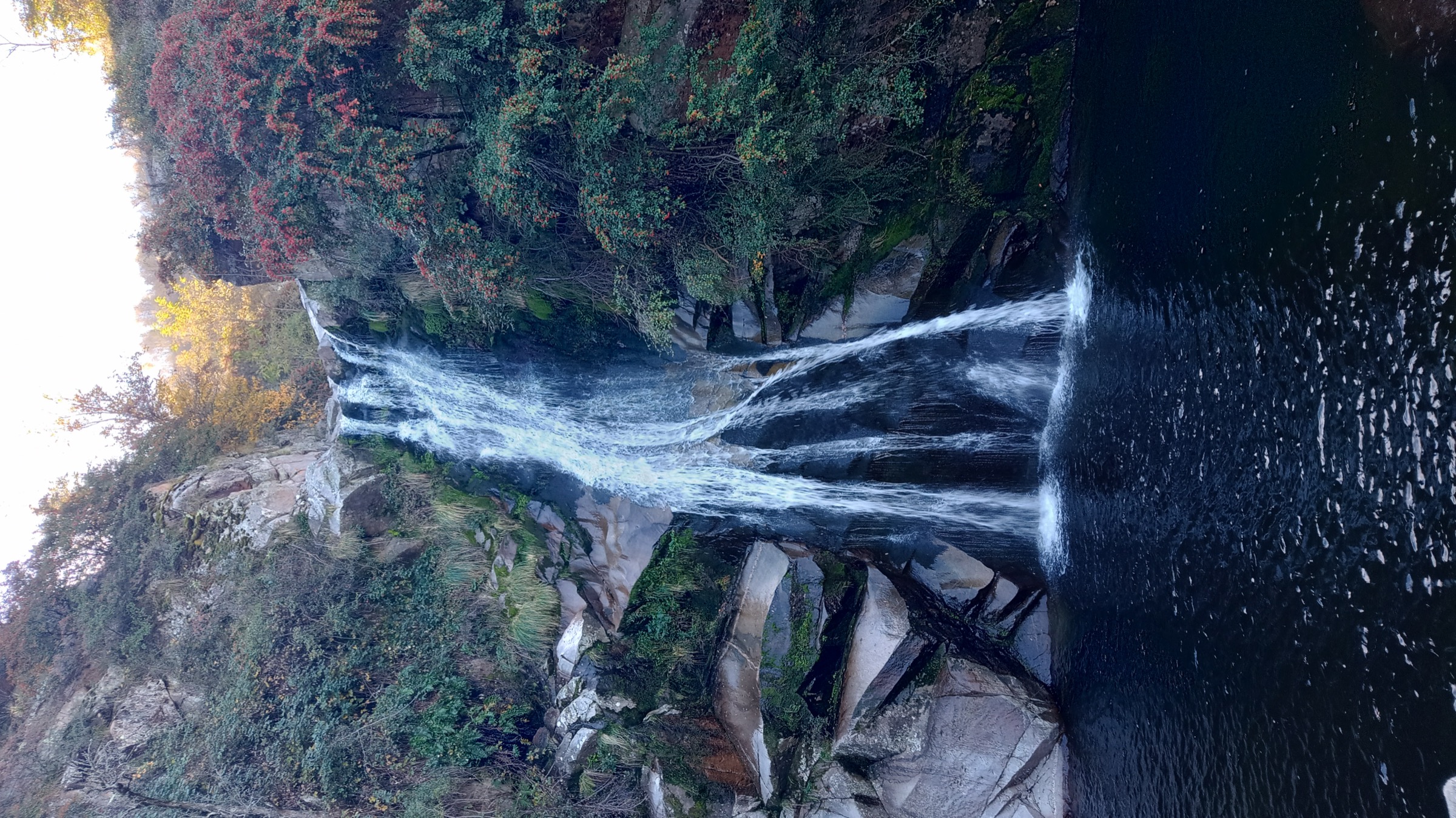 Cascada Grande waterfall at La Cumbrecita, Calamuchita