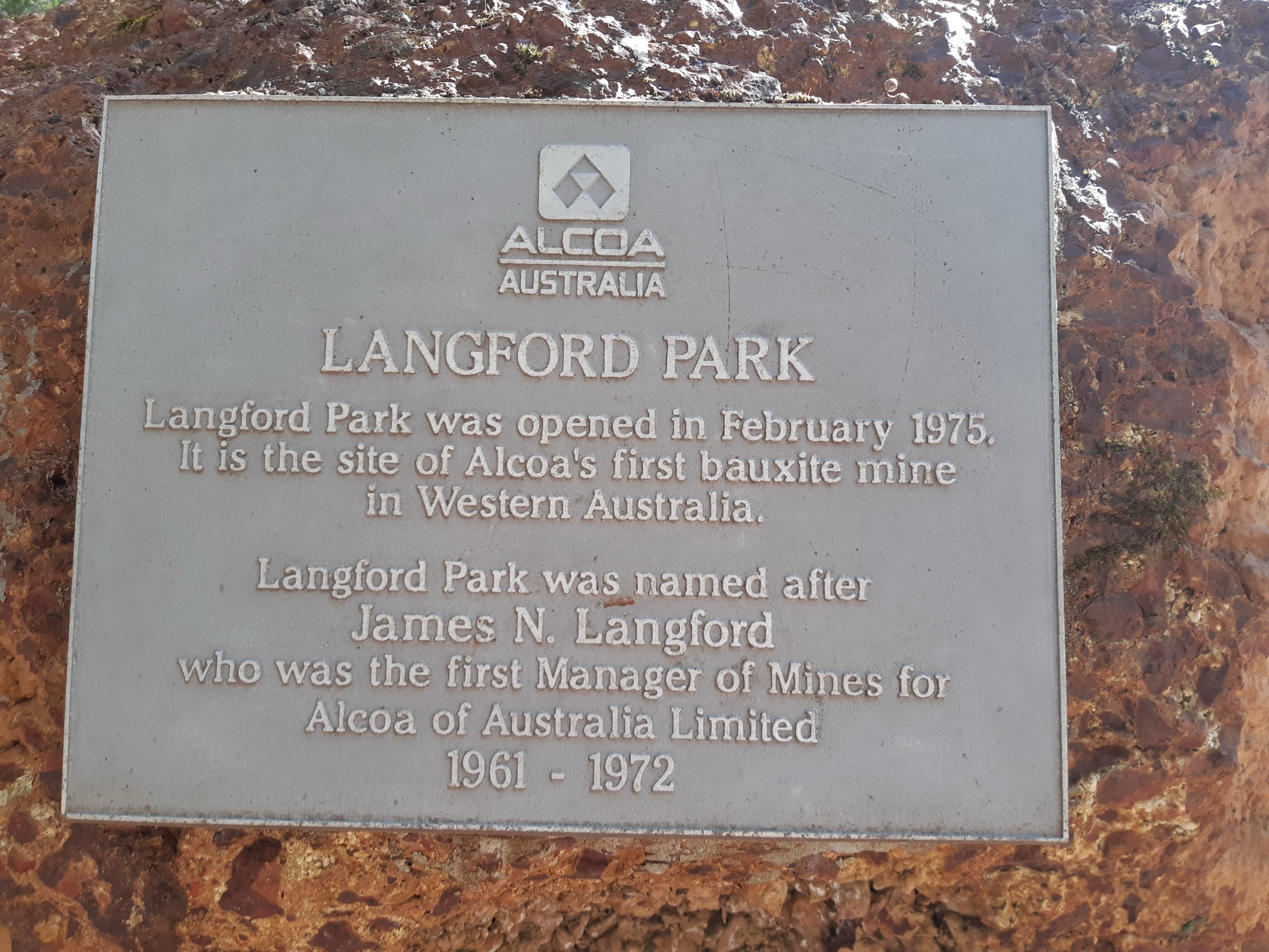 Langford Park heritage mining and railway interpretation area, Jarrahdale