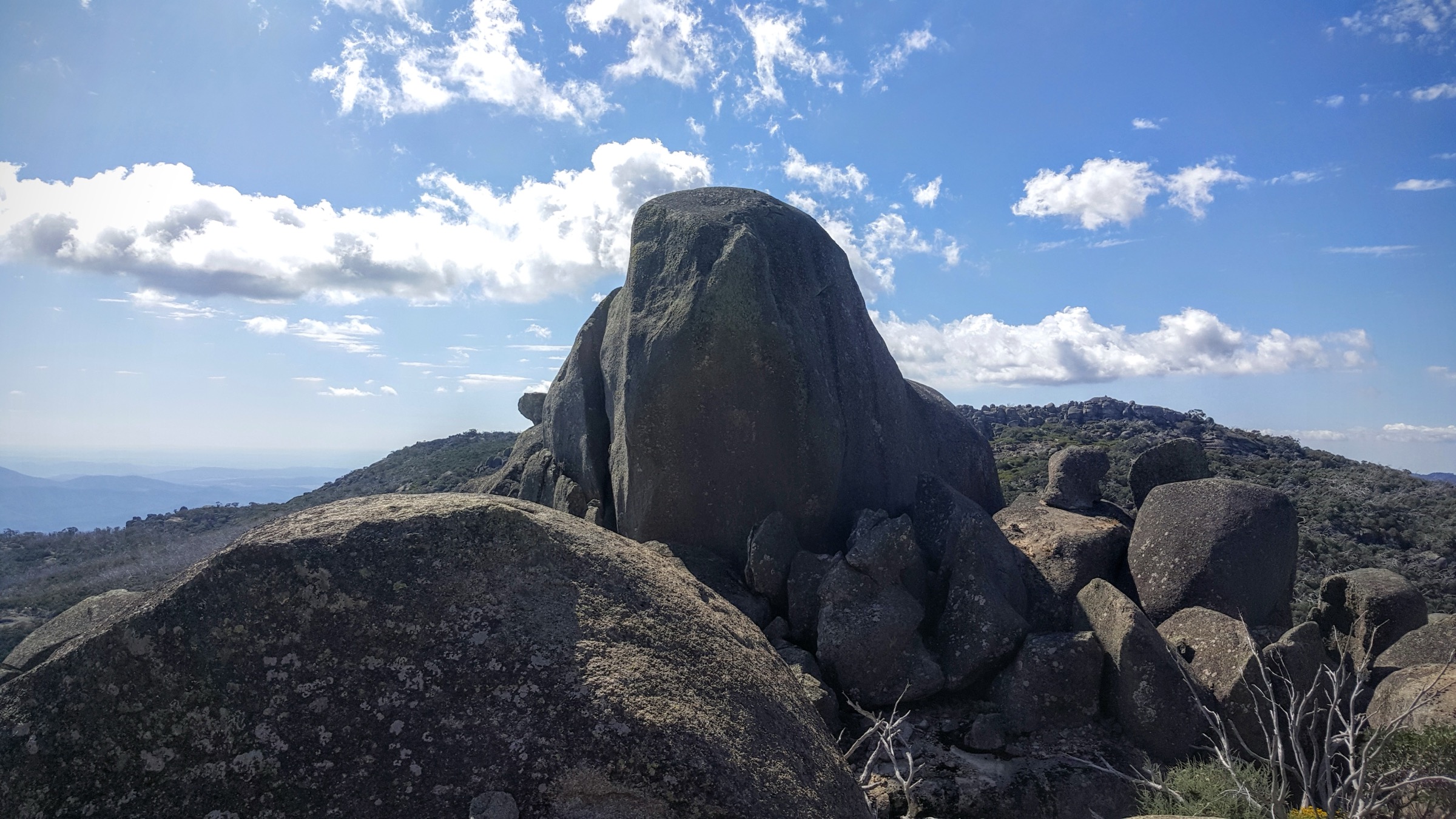 The Horn summit lookout on the Mount Buffalo plateau