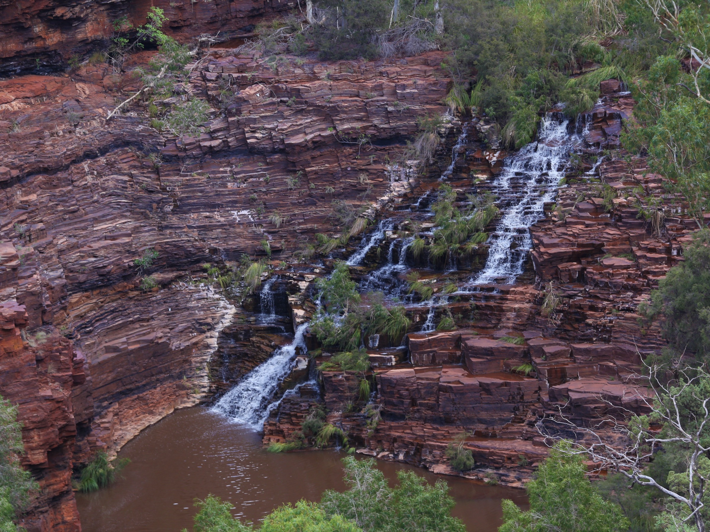 Fortescue Falls dans Dales Gorge, parc national de Karijini