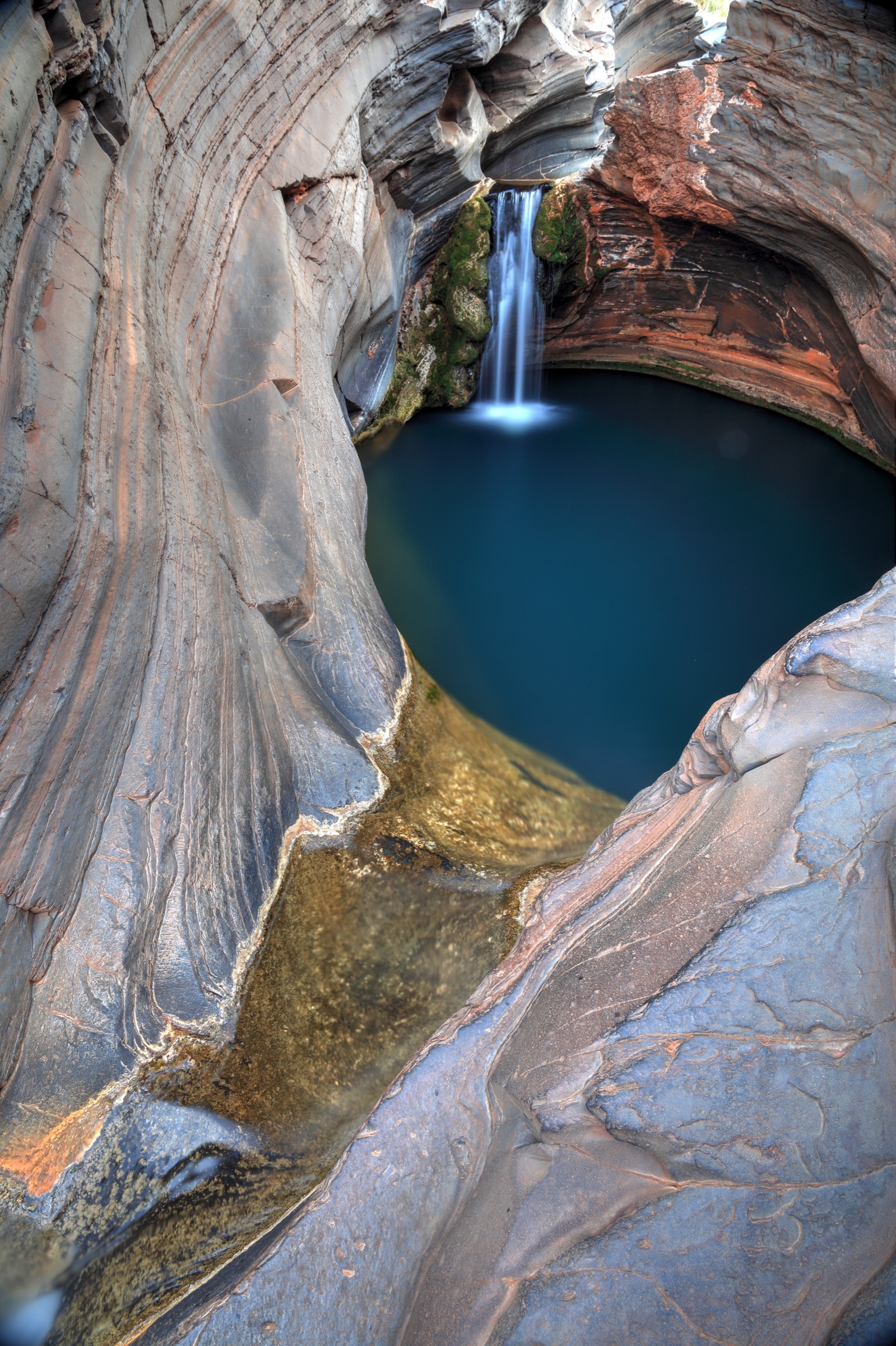 Spa Pool dans Hamersley Gorge, parc national de Karijini