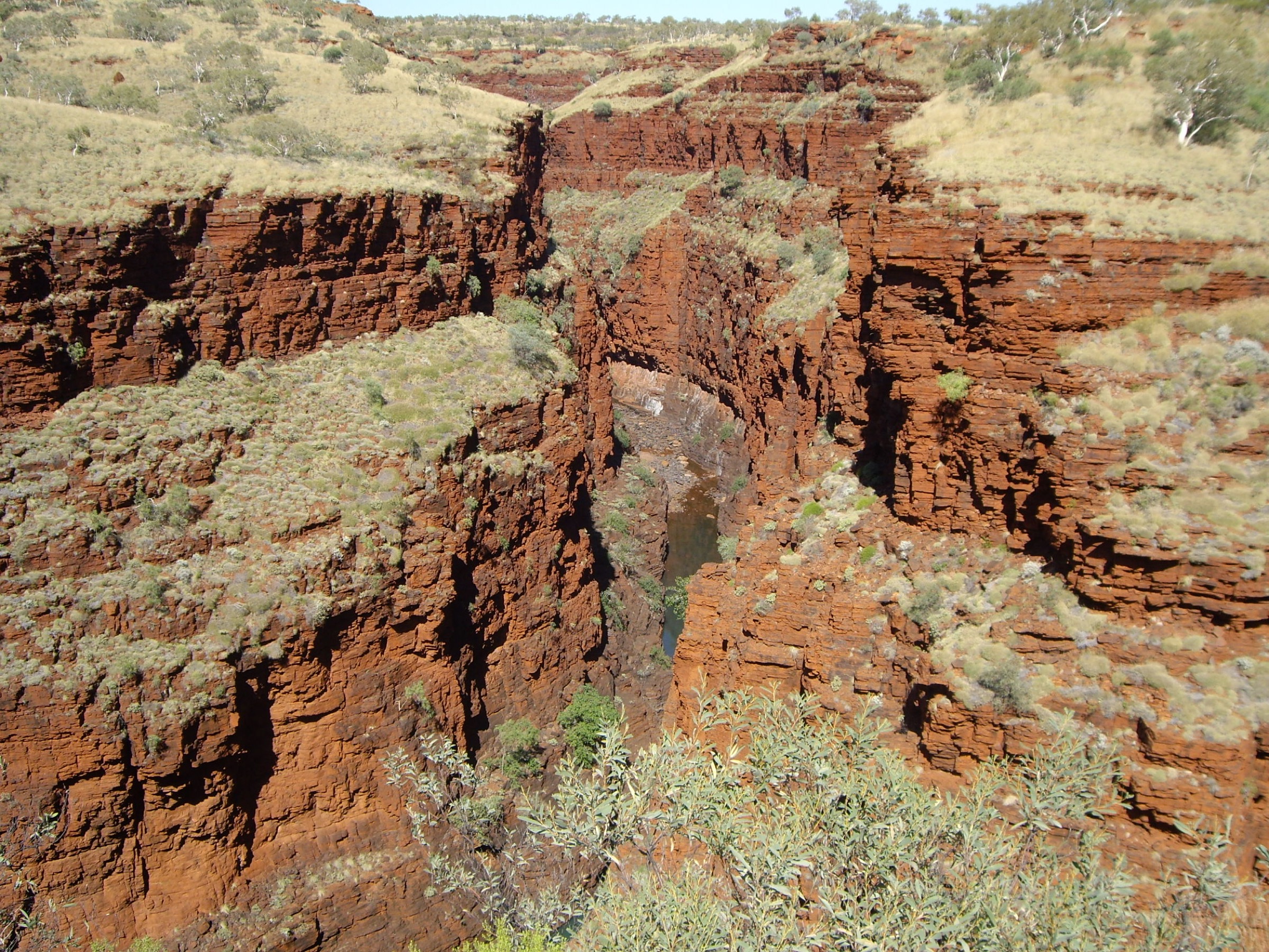 Oxer Lookout à la jonction de quatre gorges de Karijini
