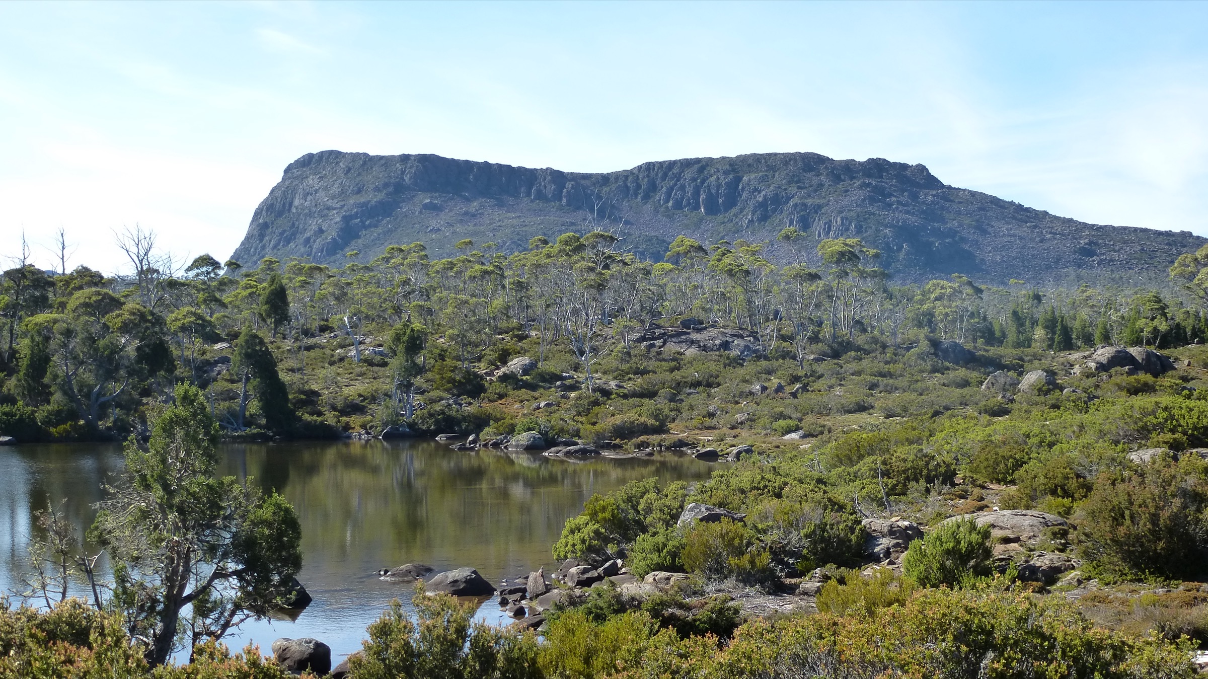 Solomons Jewels, un chapelet de lacs de montagne sur le Central Plateau, sous Herods Gate