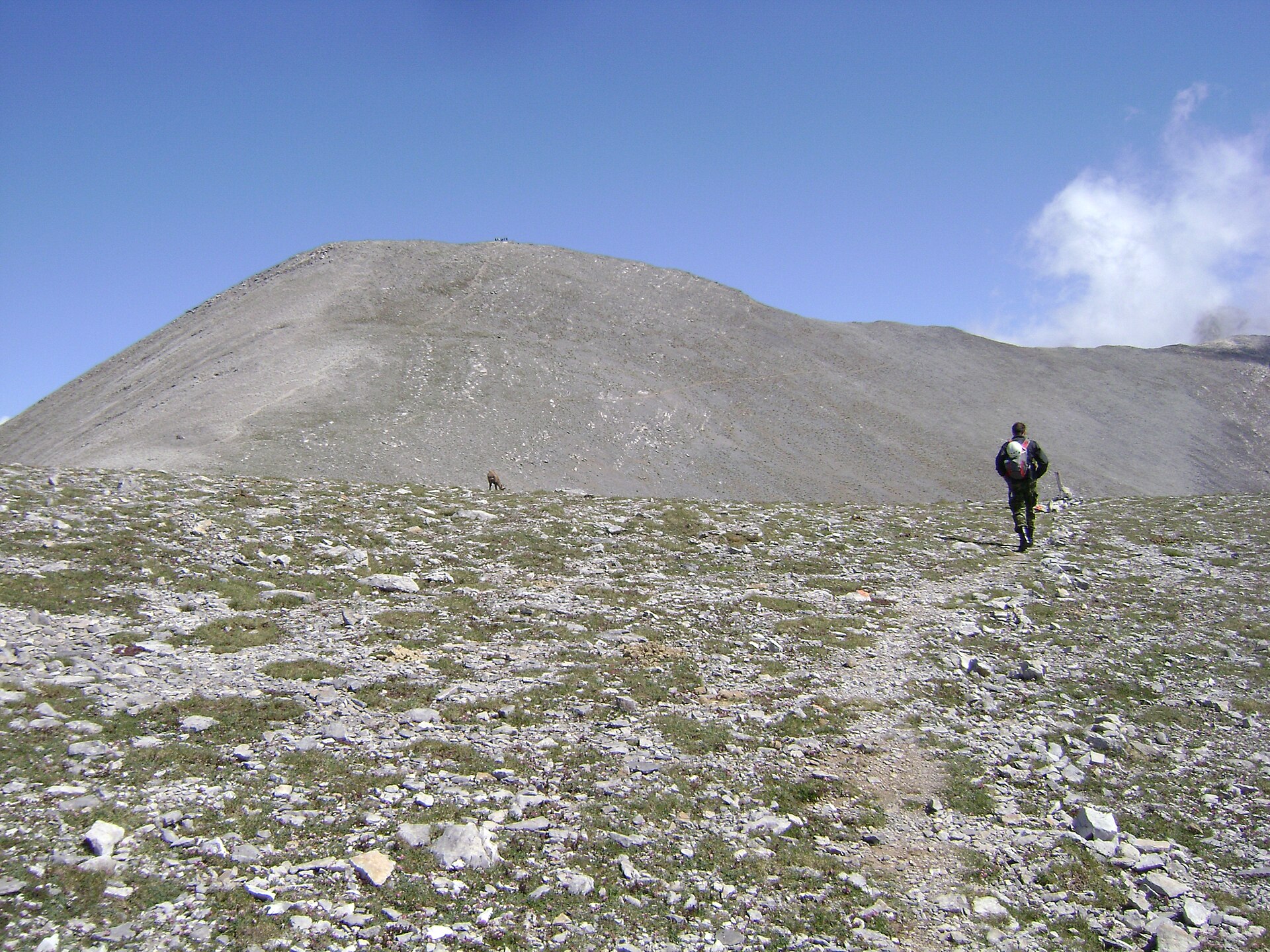 Mount Olympus — Skolio Peak / upper Olympus terrain