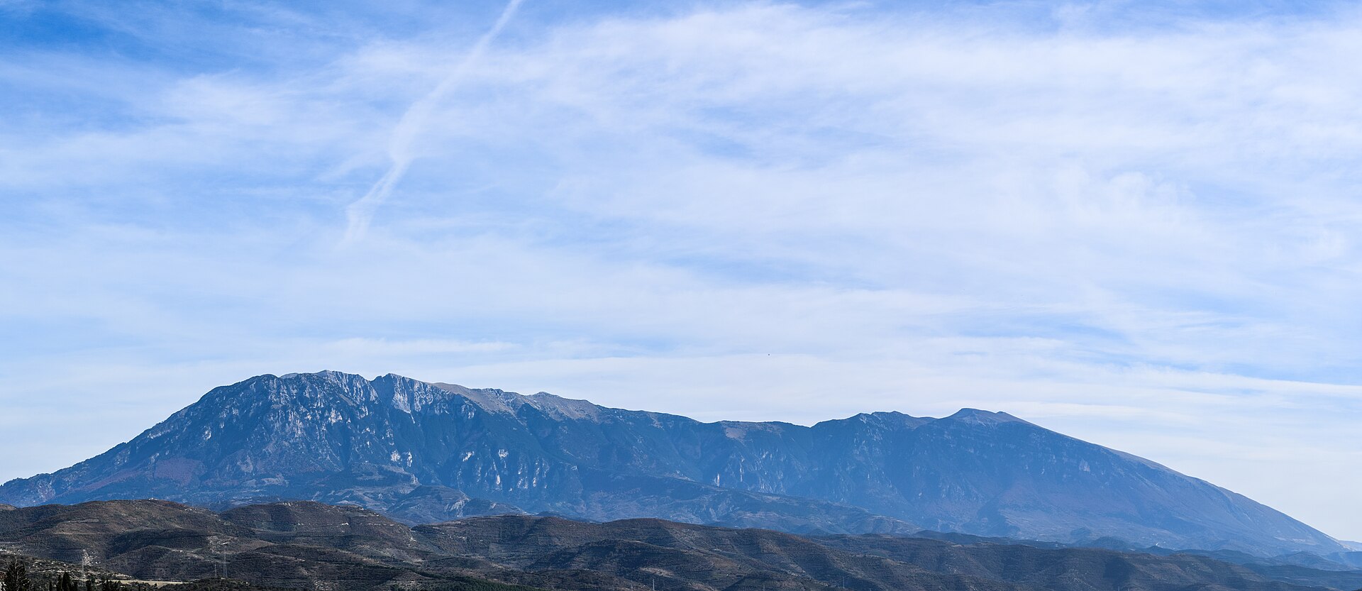 Tomorr Mountain seen from Berat Castle