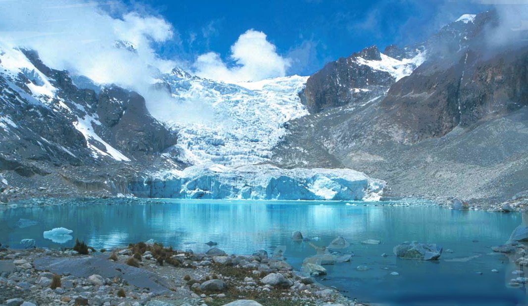 Laguna Glaciar, Sorata, Bolivie