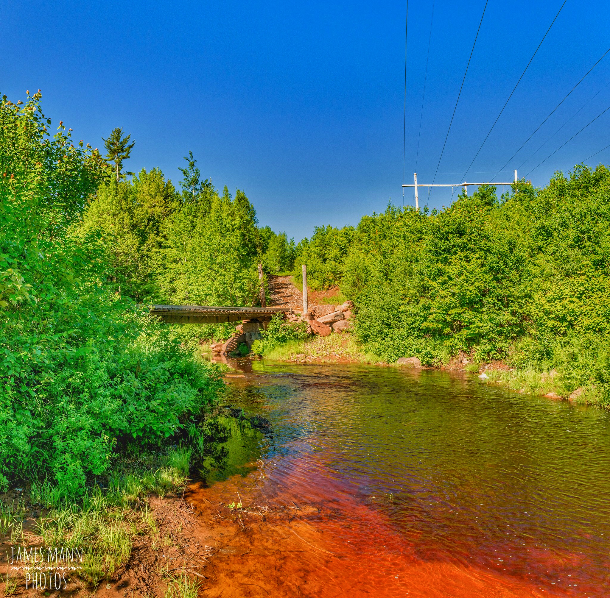 Mill Creek along the lower Dobson Trail at Riverview