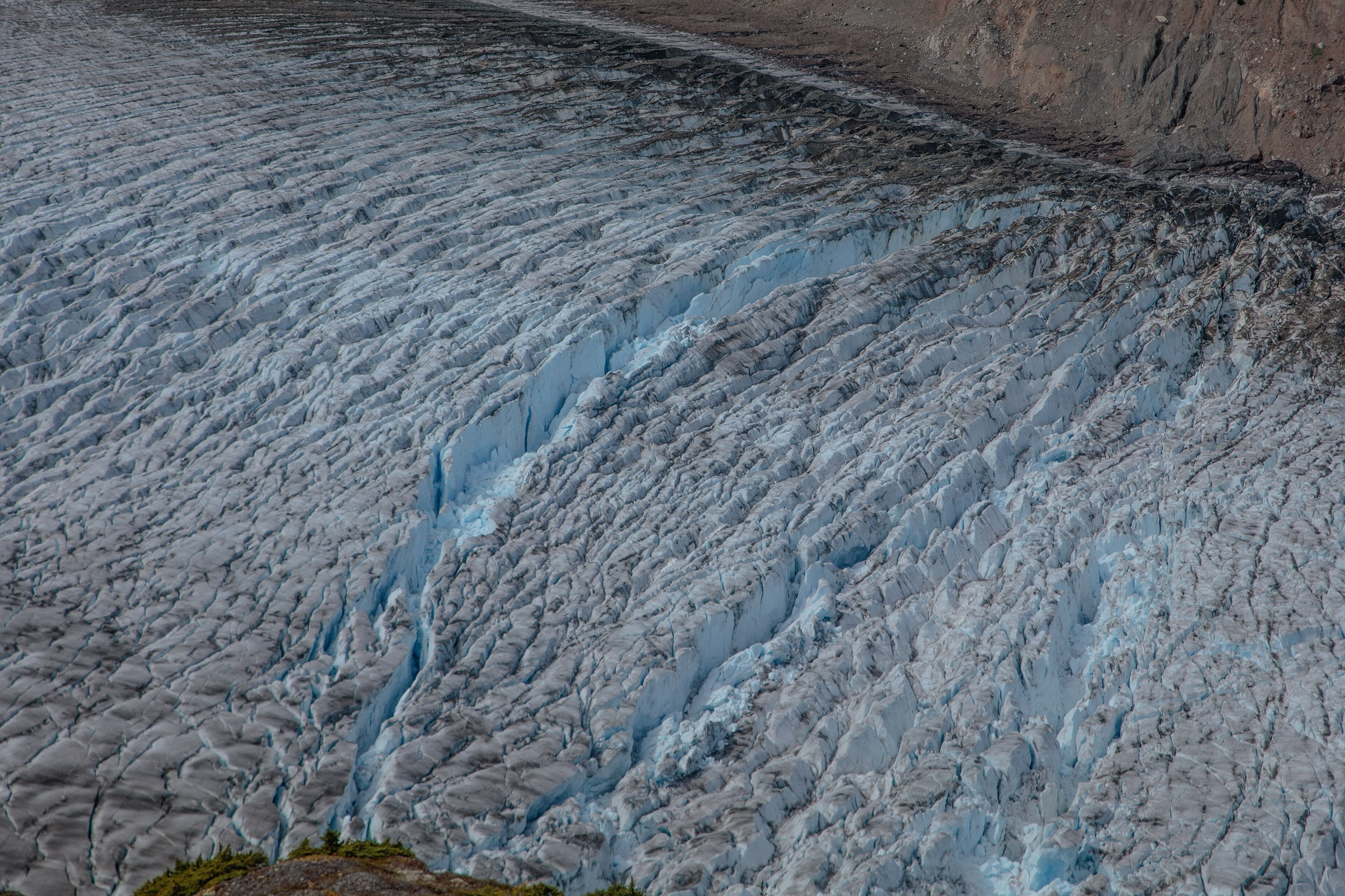 Salmon Glacier seen from the Granduc / Stewart–Hyder viewpoint road, northern British Columbia