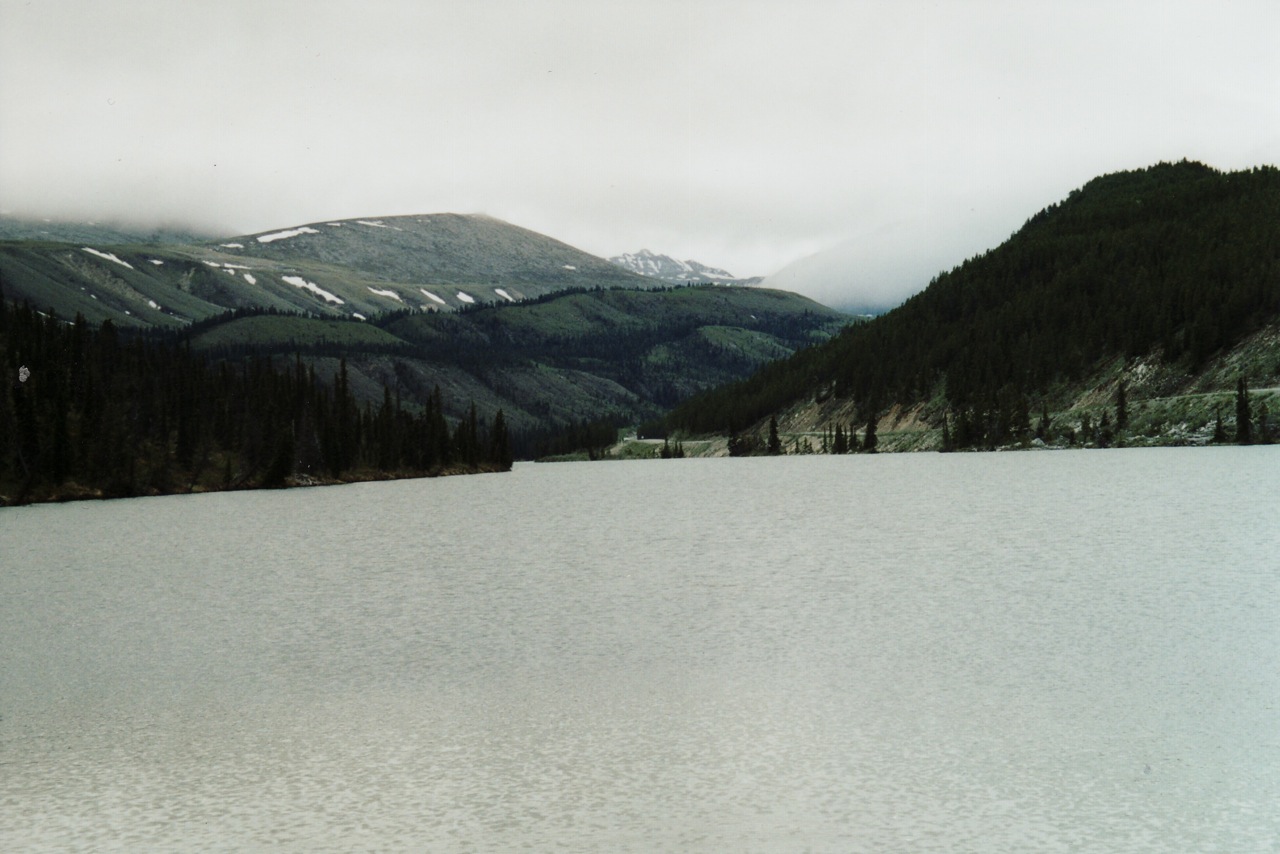 Summit Lake at Summit Pass on the Alaska Highway, Stone Mountain Provincial Park