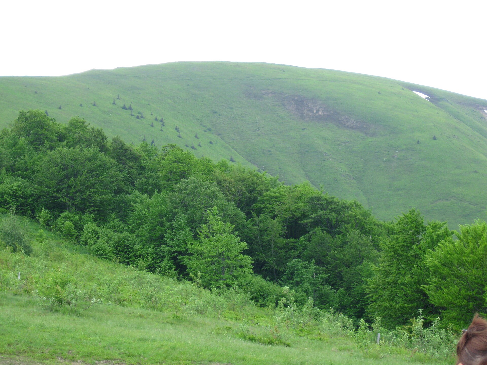 Mont Gemba / Hemba sur l'arête de Borzhava