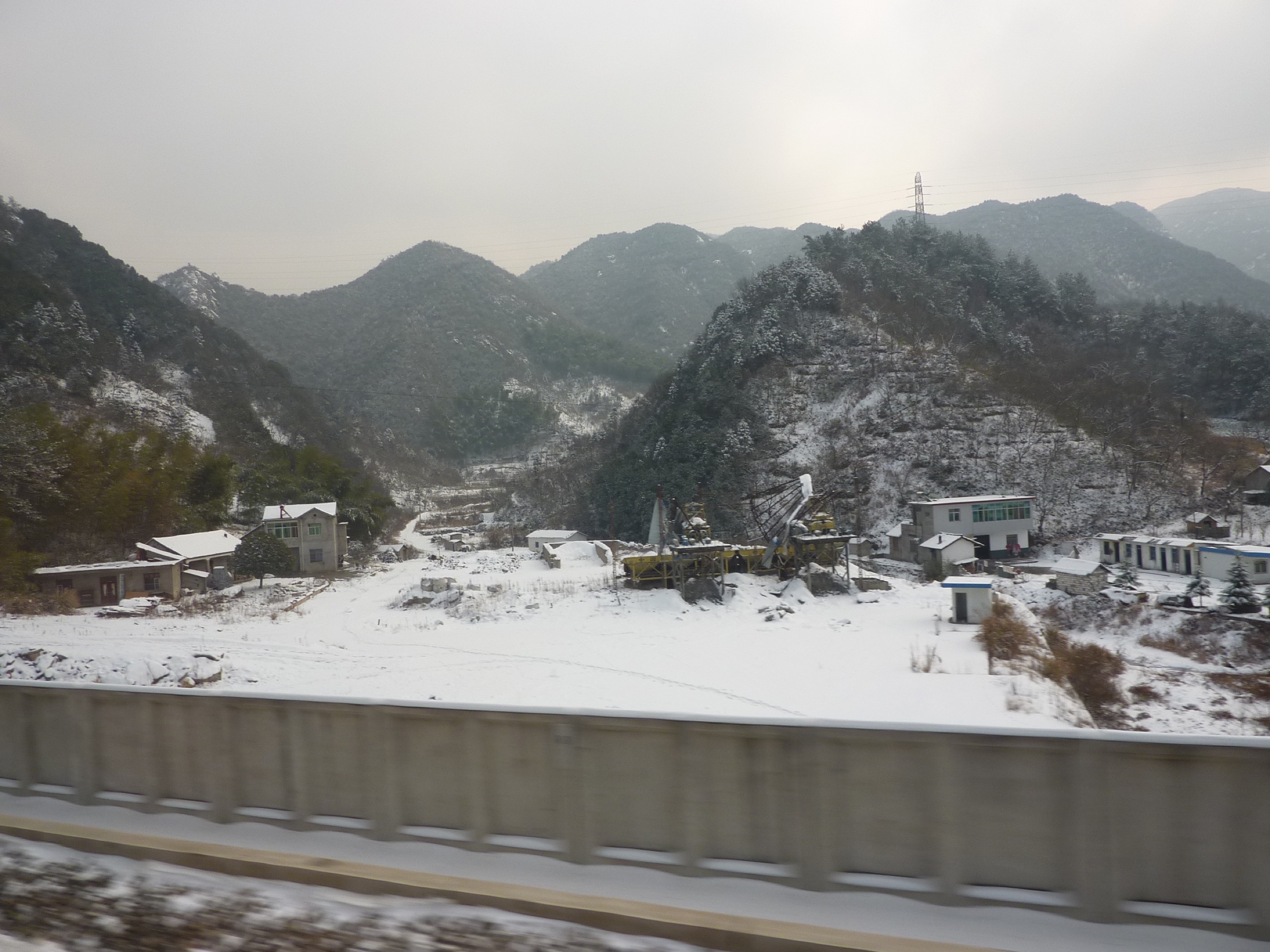 Paysage des monts Dabie dans le comté de Jinzhai, Anhui