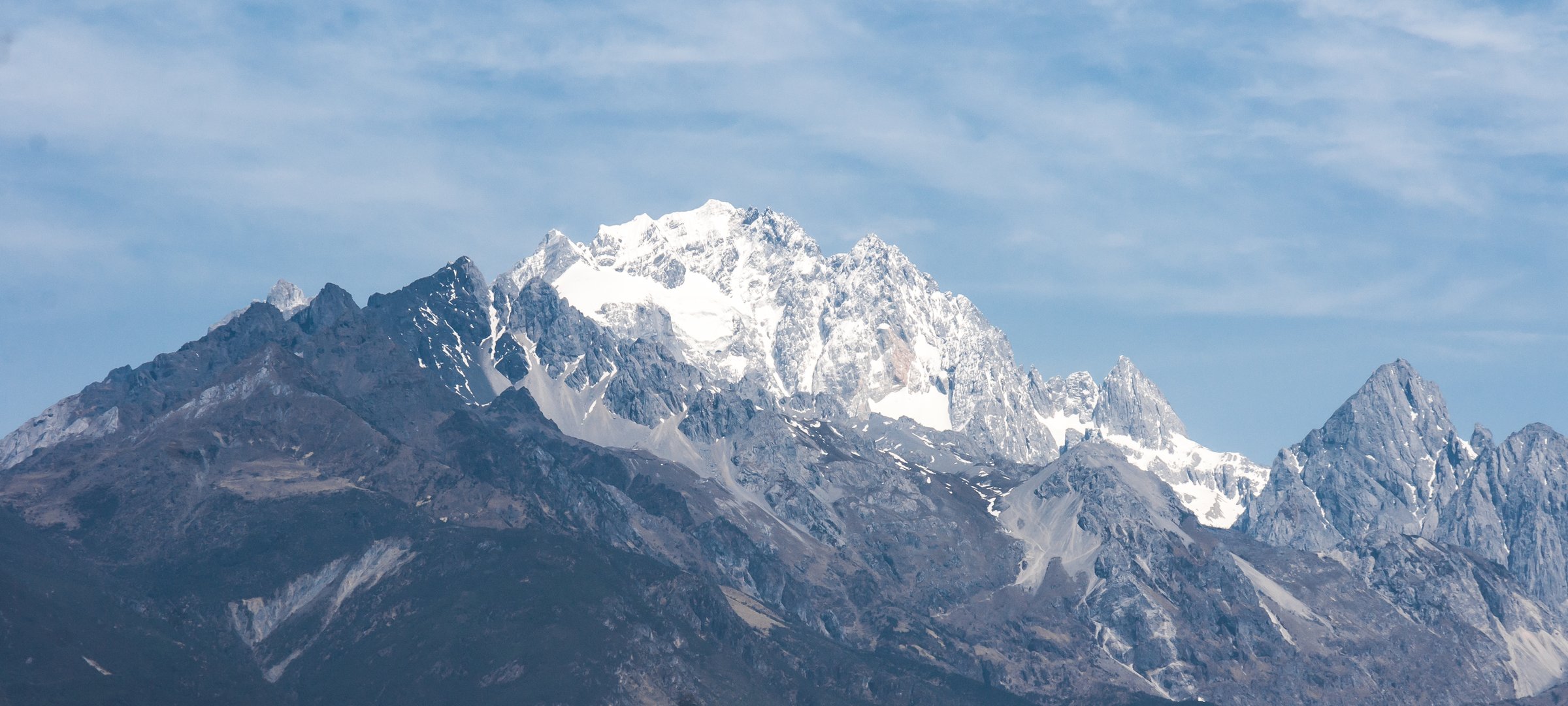 Jade Dragon Snow Mountain from Lijiang, Yunnan