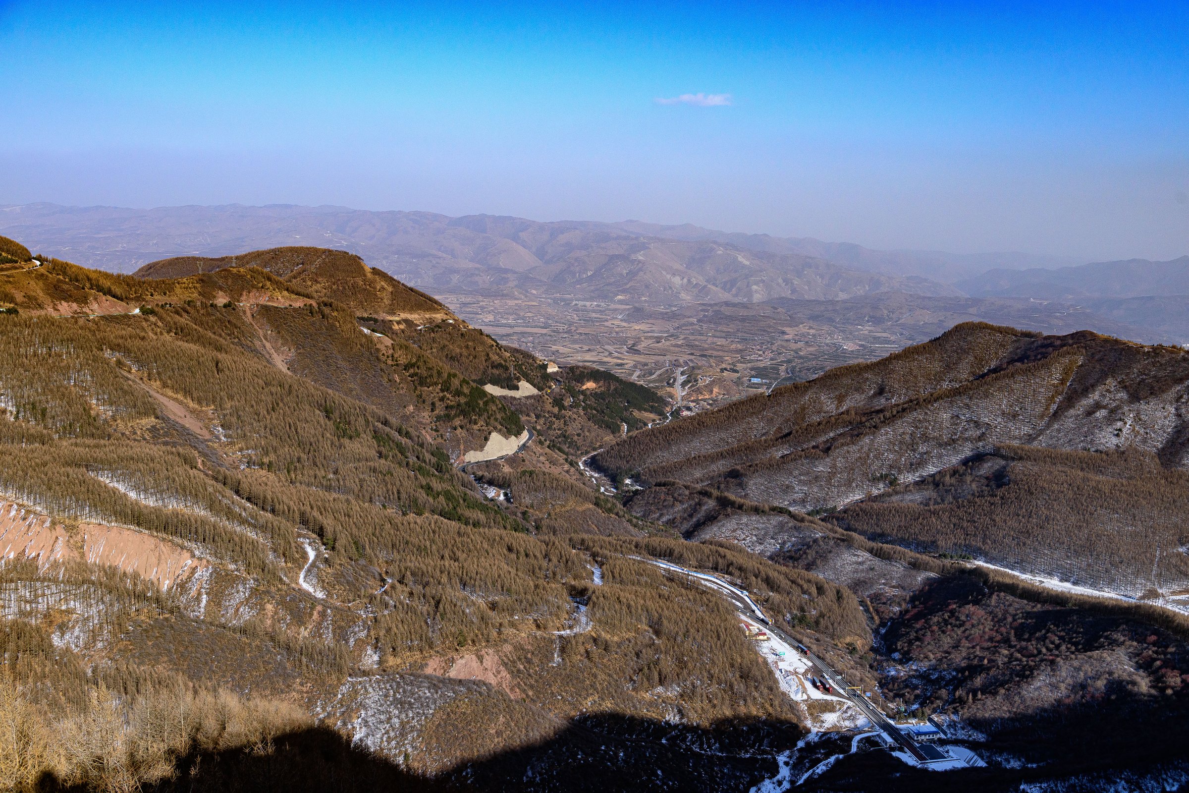Chine — Liupan : monts Liupan