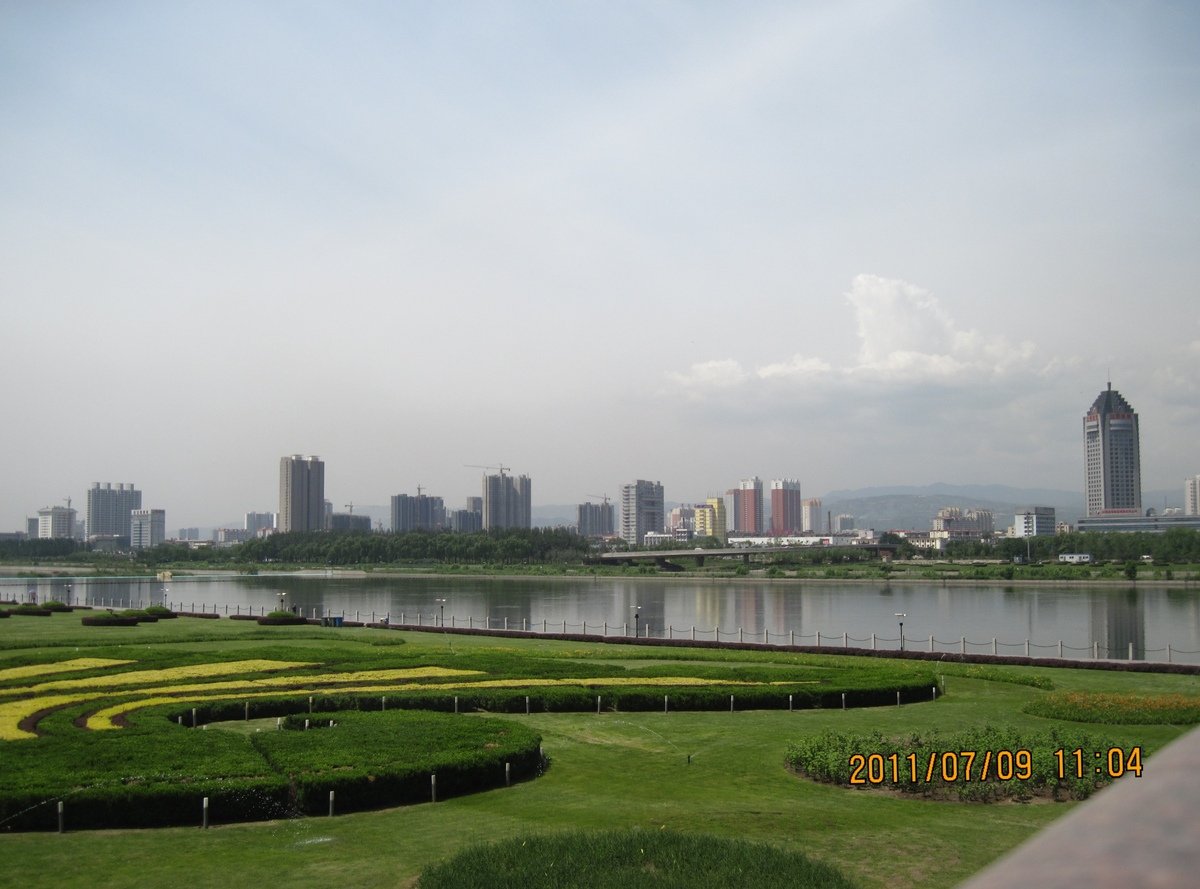 Parc de la rivière Fen sur la Fen, Taiyuan