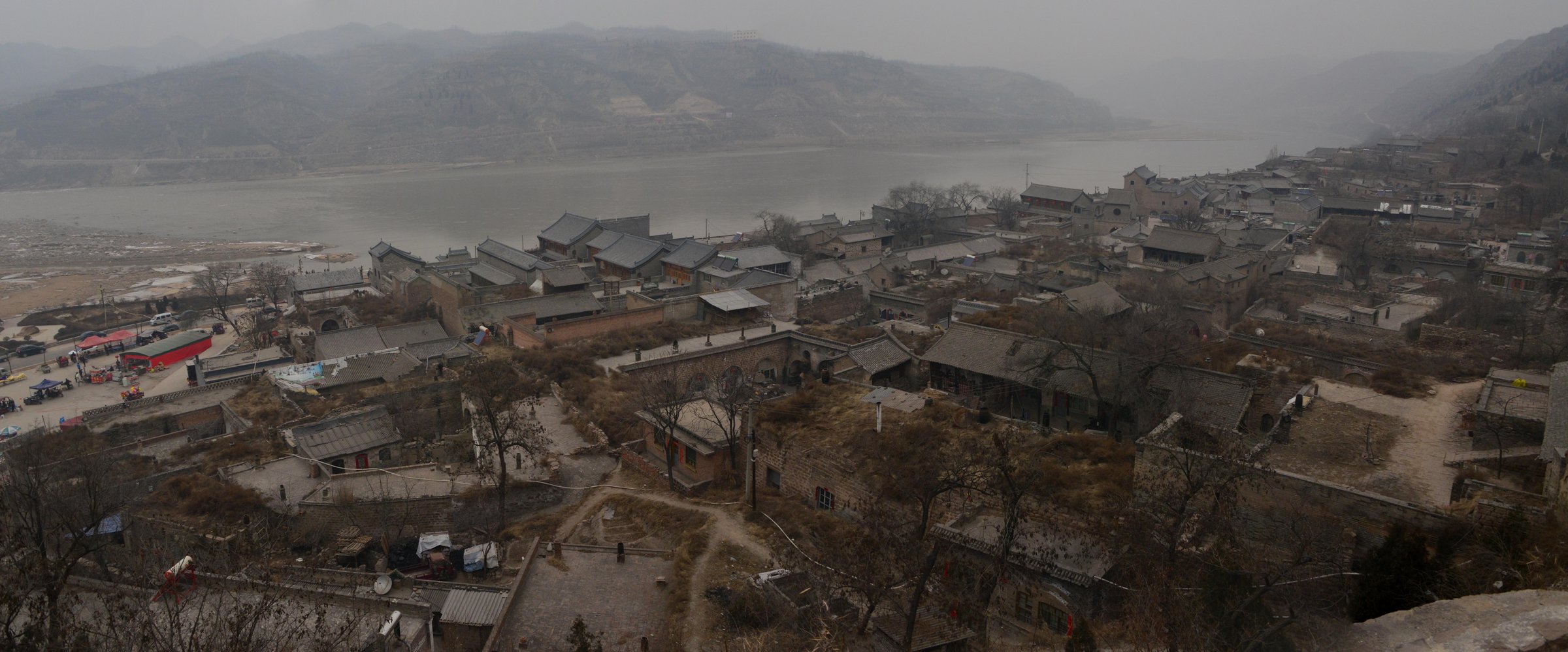 Ville de Qikou près du fleuve Jaune