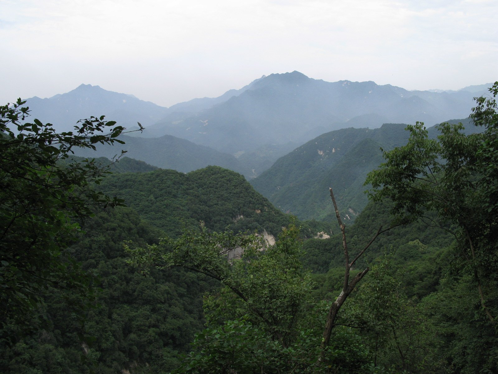 Qin Ling mountains at Fengyukou
