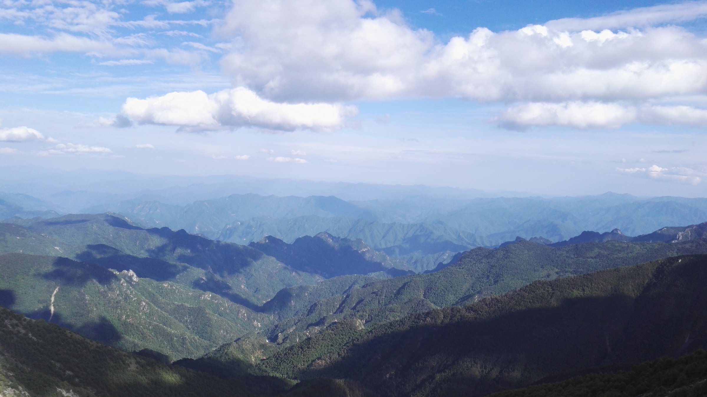 Crête supérieure du mont Taibai près de Baxiantai