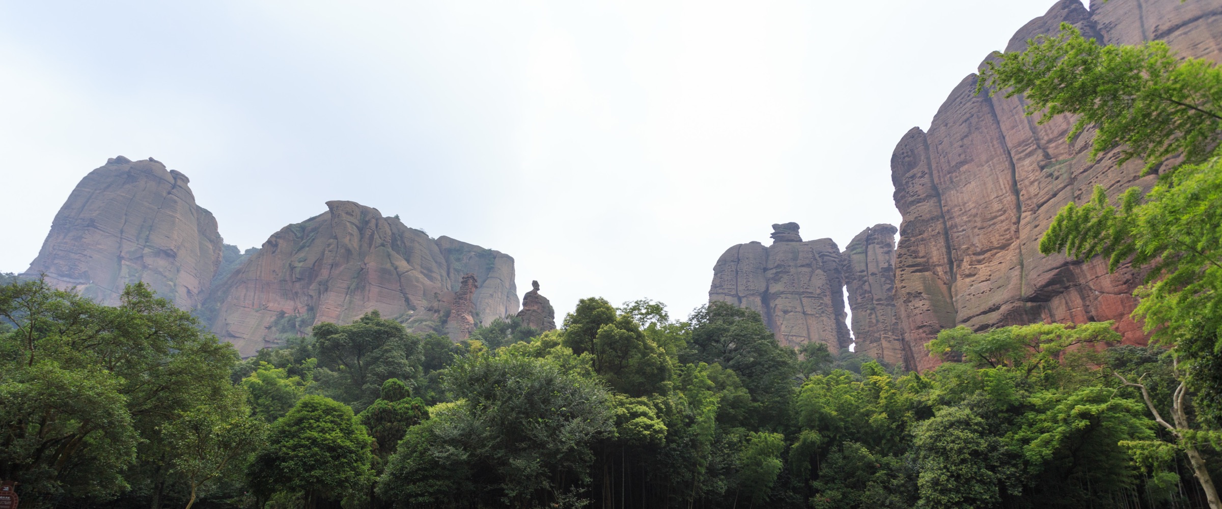 Old-stage Danxia rock-pinnacles of Guifeng Scenic Area, Yiyang County, Jiangxi
