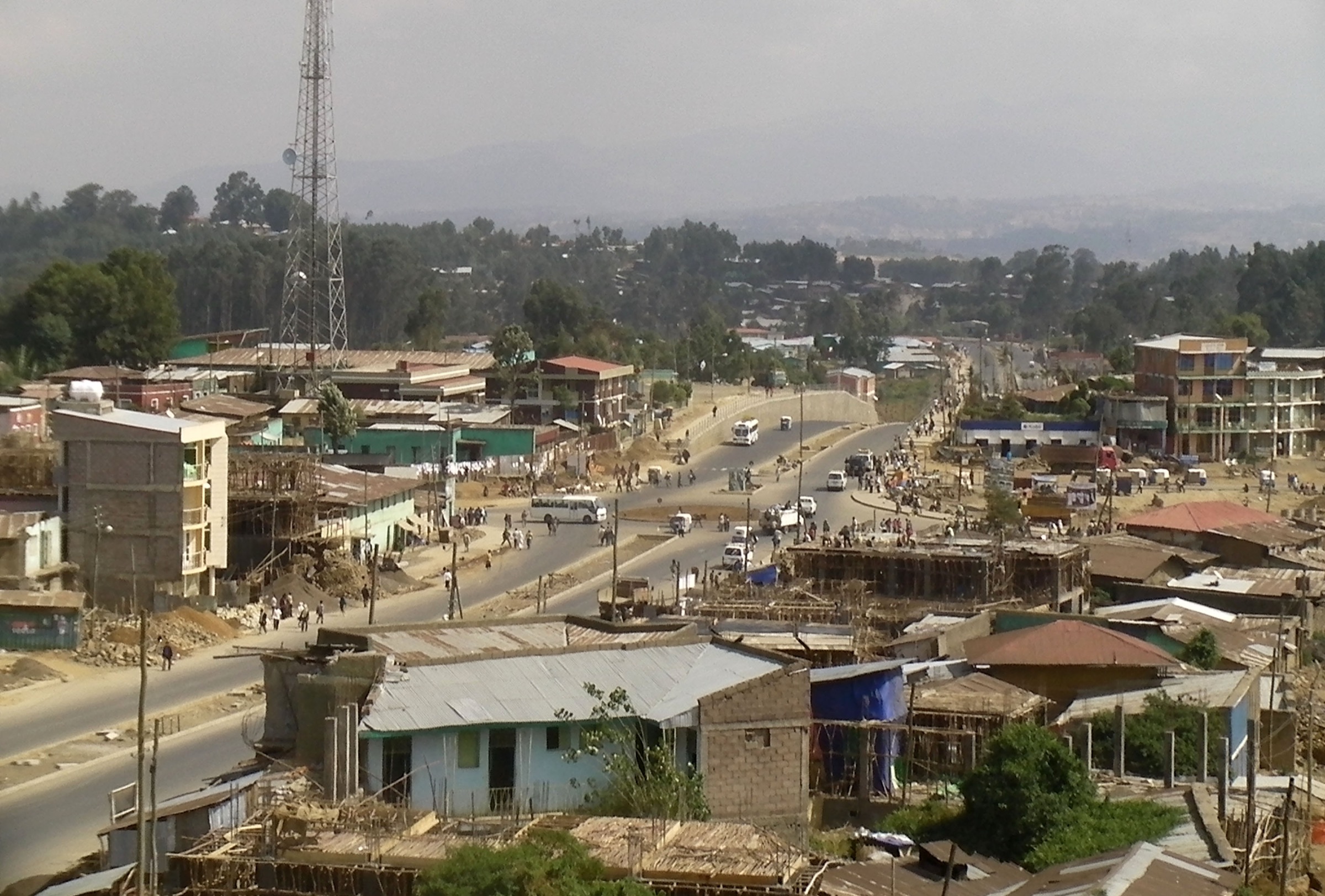 Ligne d'horizon de Debre Tabor