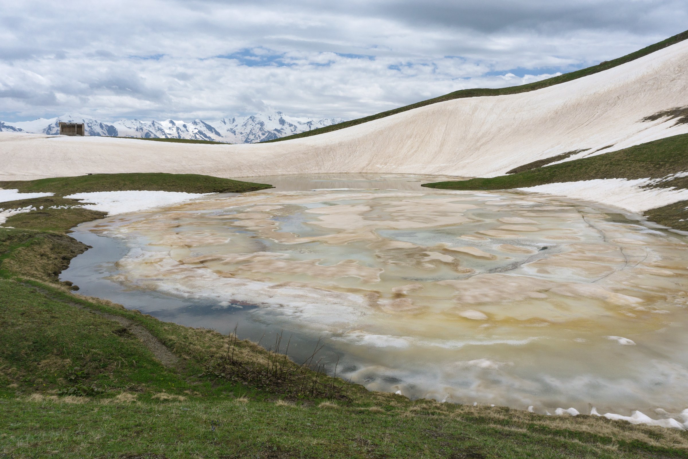 Lacs de Koruldi, Svanétie, juin 2018