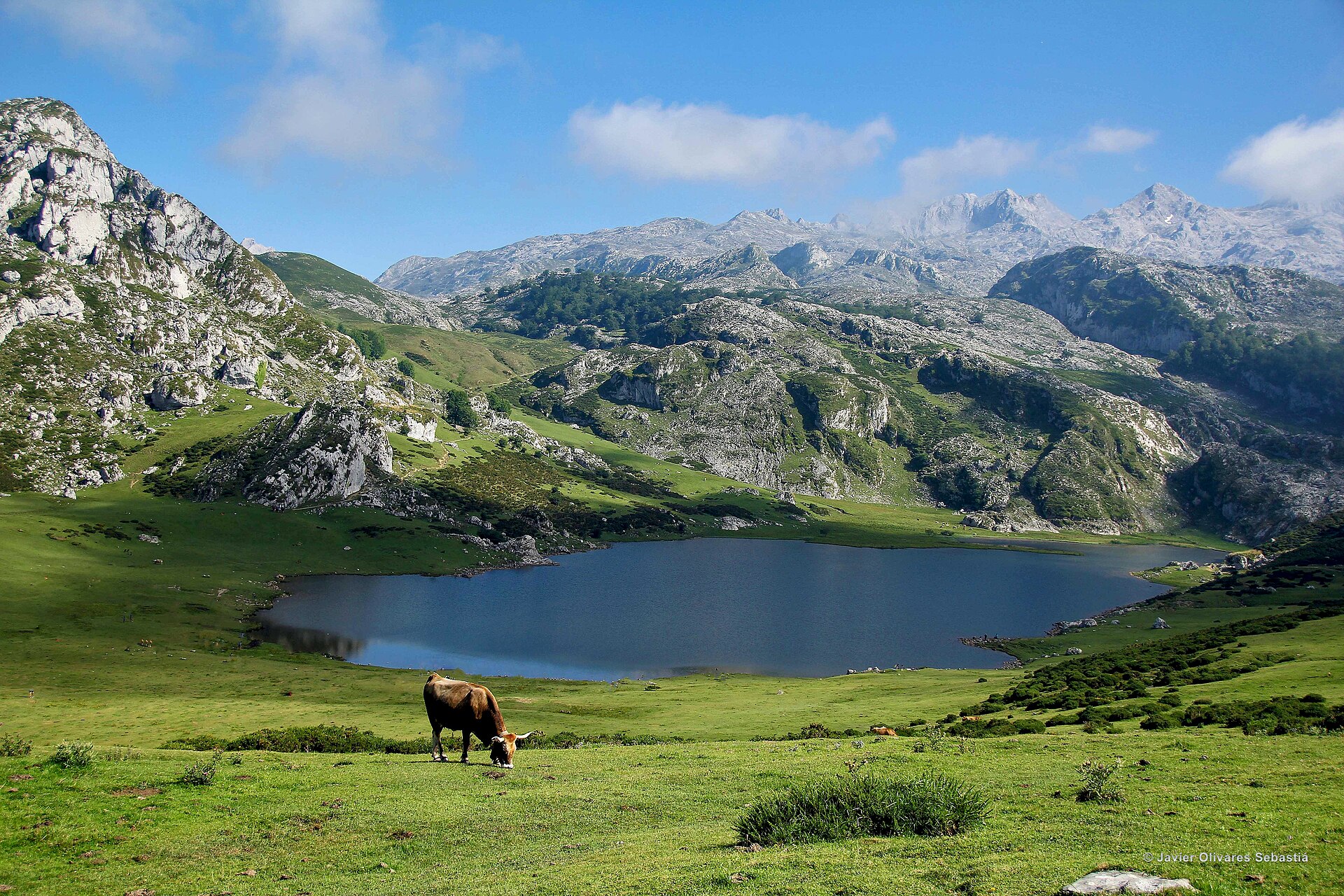 Lagos de Covadonga dans les Picos de Europa occidentaux