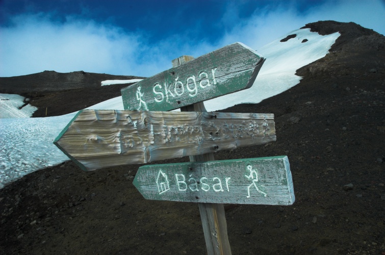 Fimmvörðuháls highest point