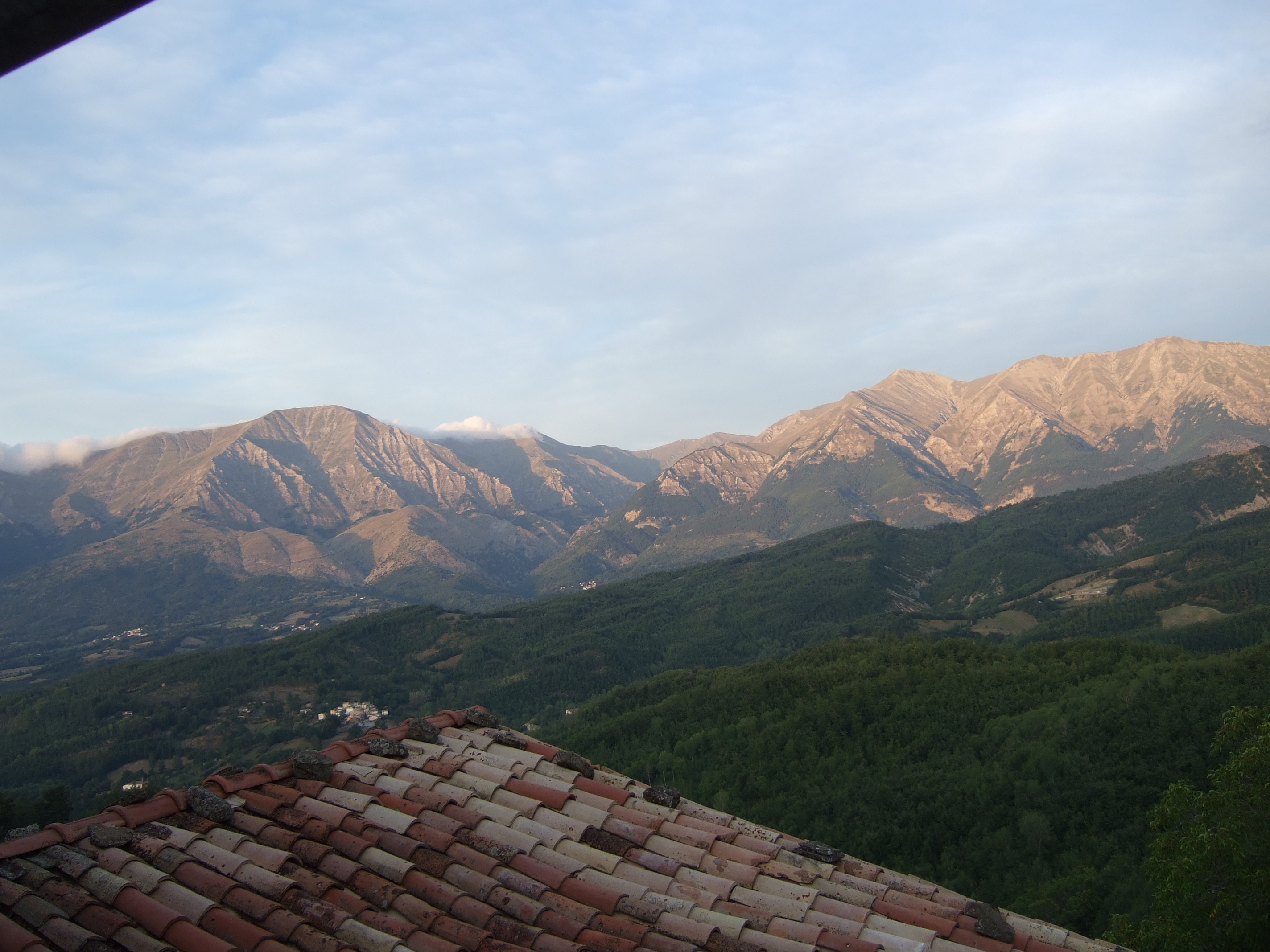 Monti della Laga panorama including Monte Gorzano