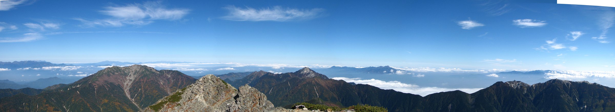 Panorama depuis le mont Kita-dake
