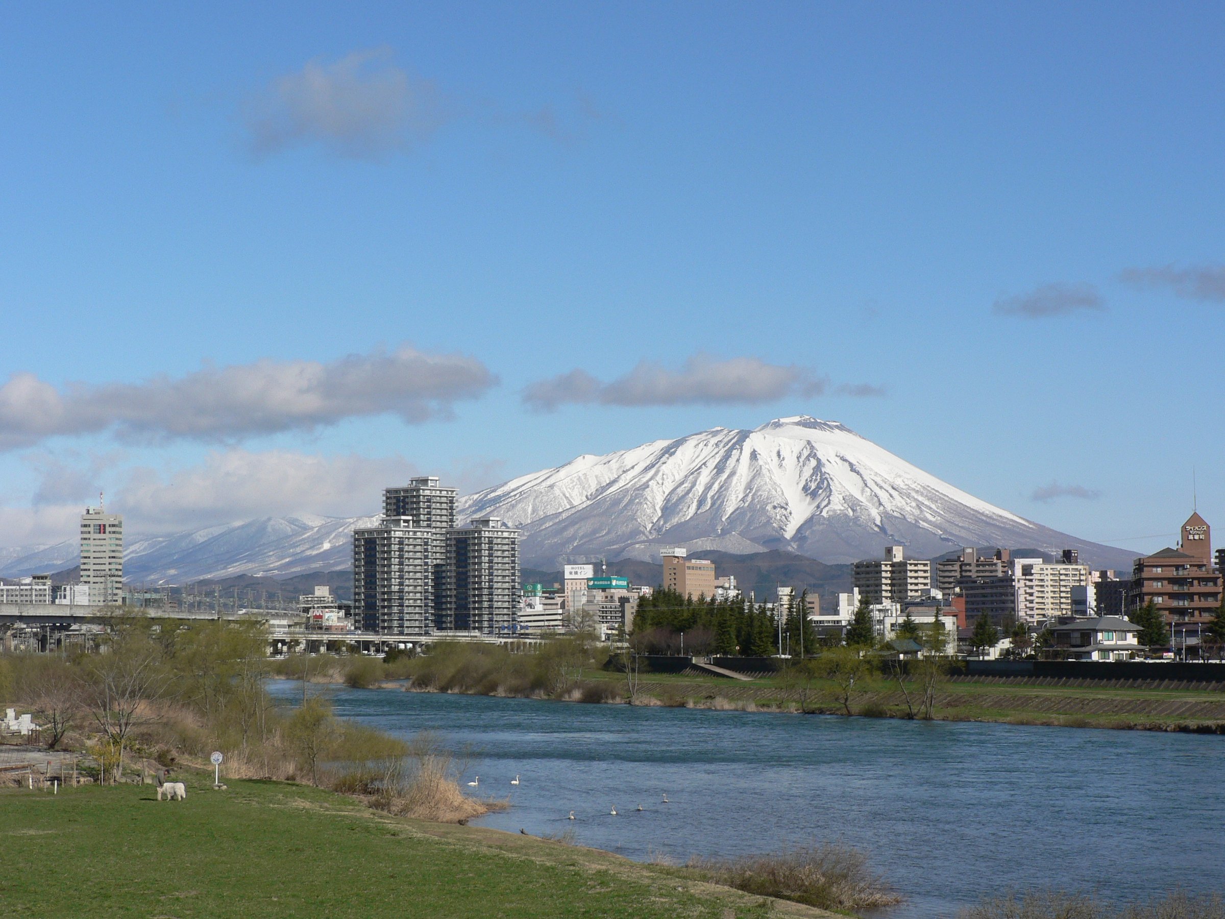 Mont Iwate et Morioka