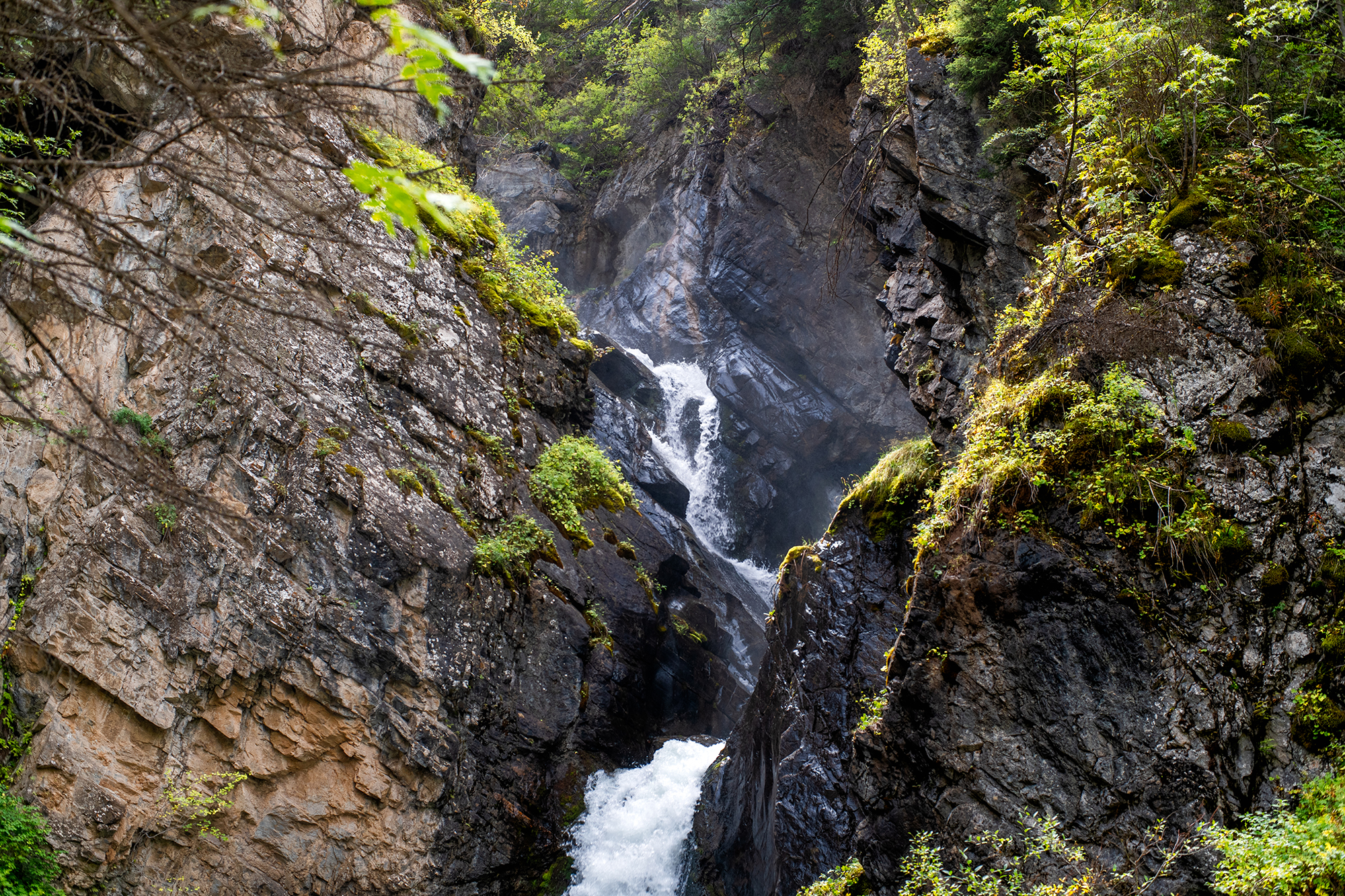 Kairak Waterfall in the Turgen Gorge