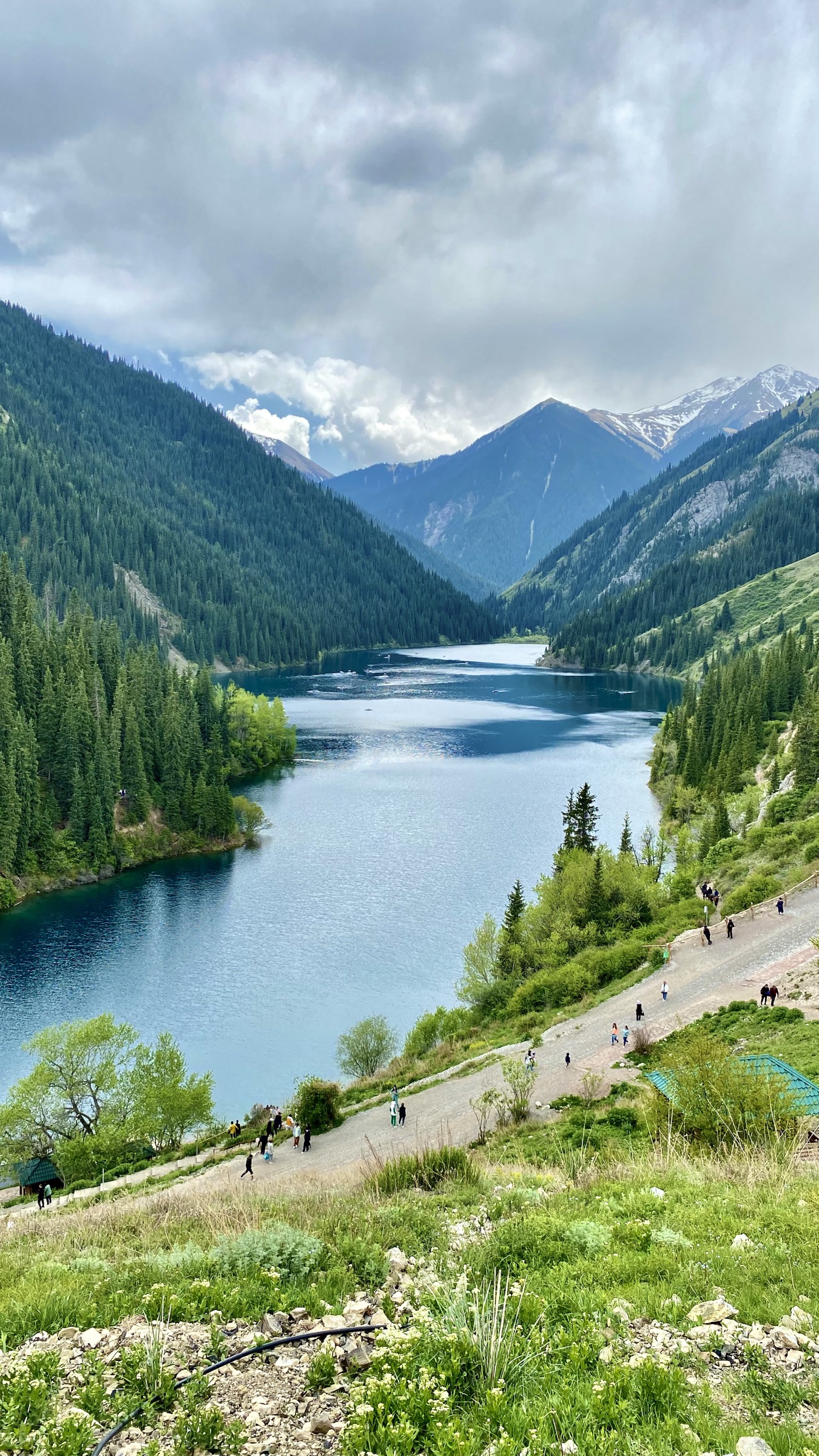 Lower Kolsai Lake in the Kungey Alatau