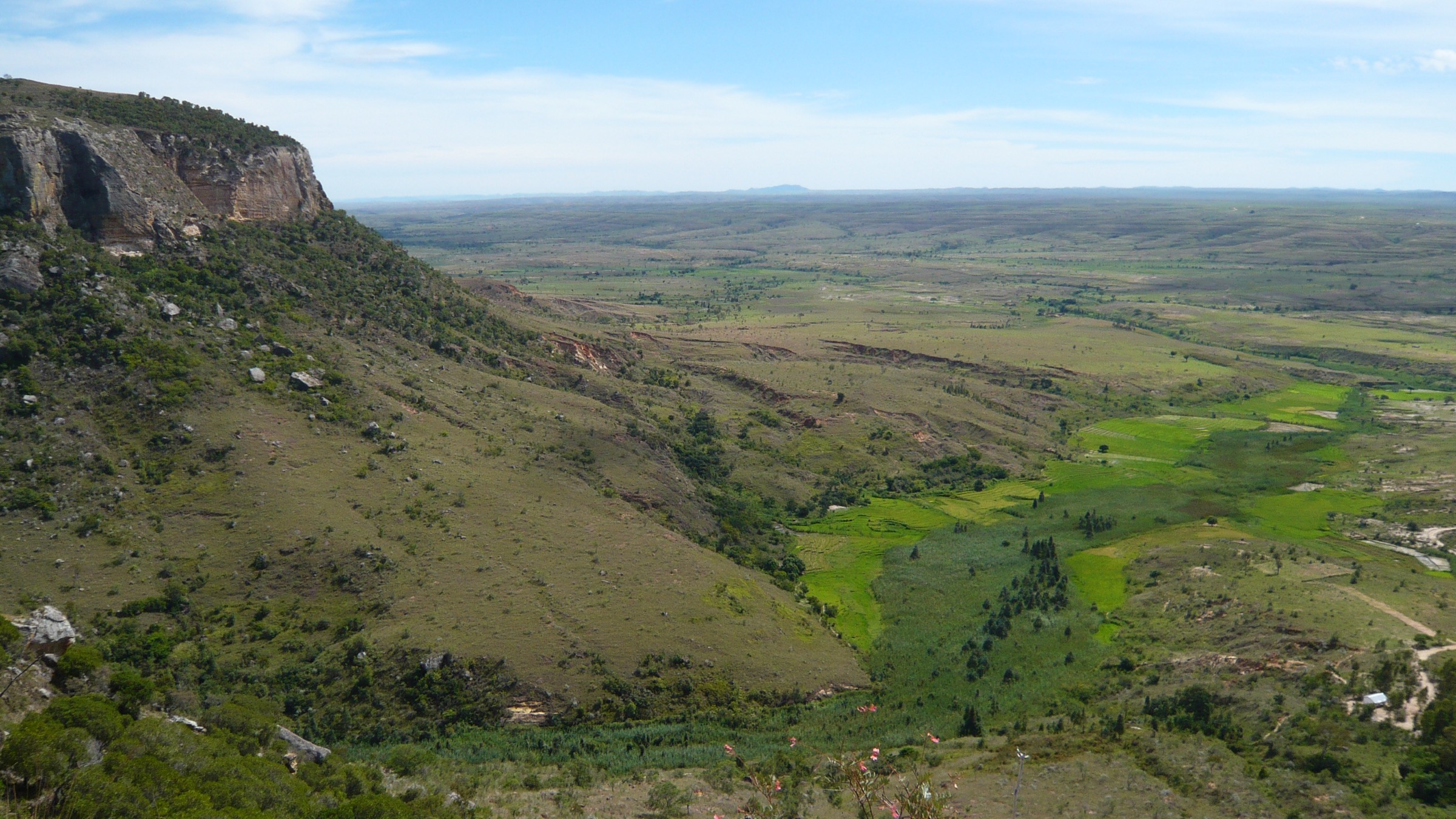 Vue depuis le massif de l'Isalo