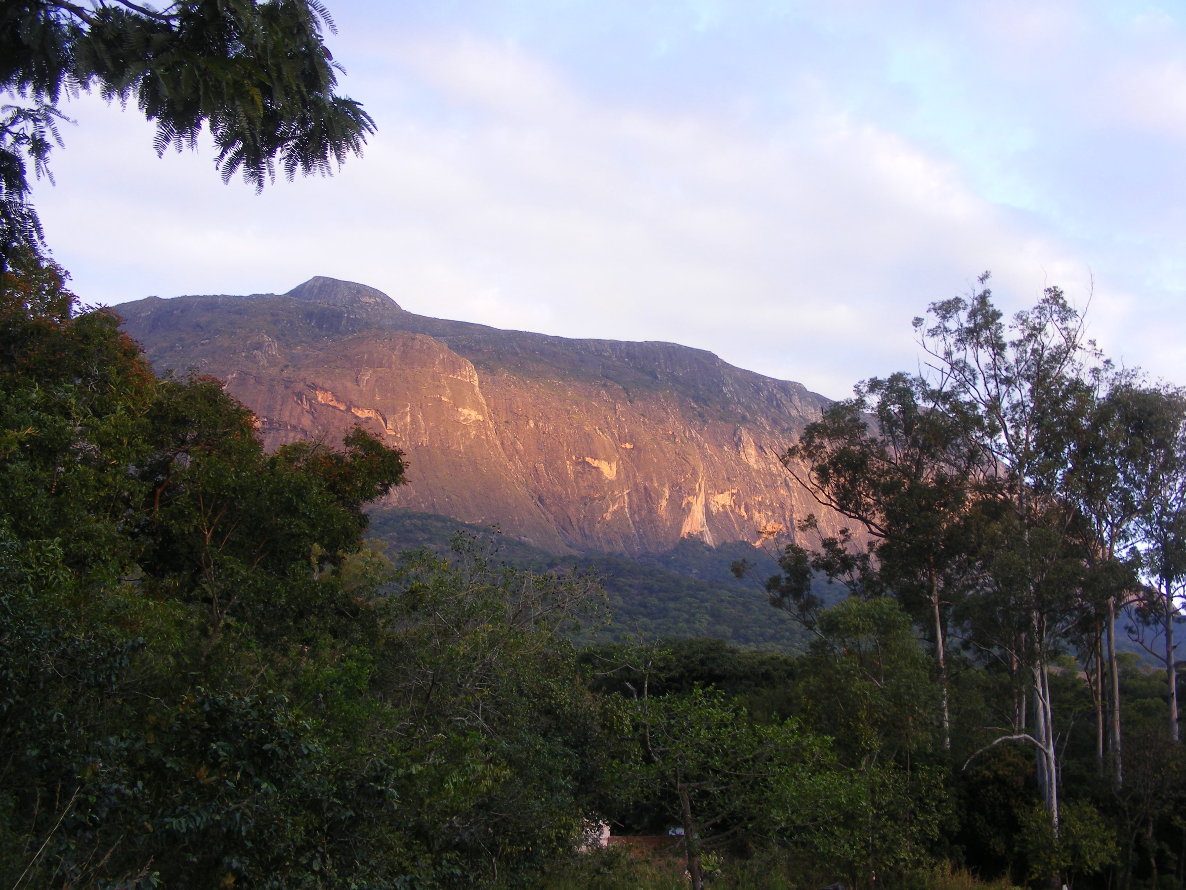 The western side of the Mulanje Mountain from below