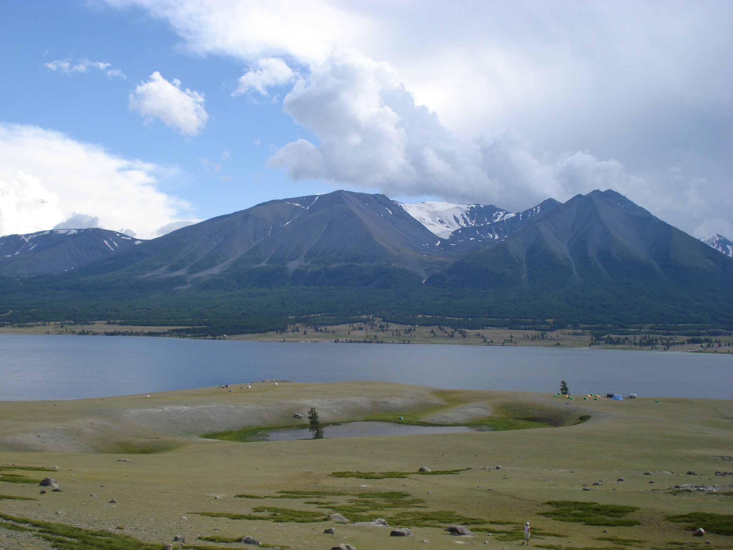Khoton Lake in the Altai Tavan Bogd National Park