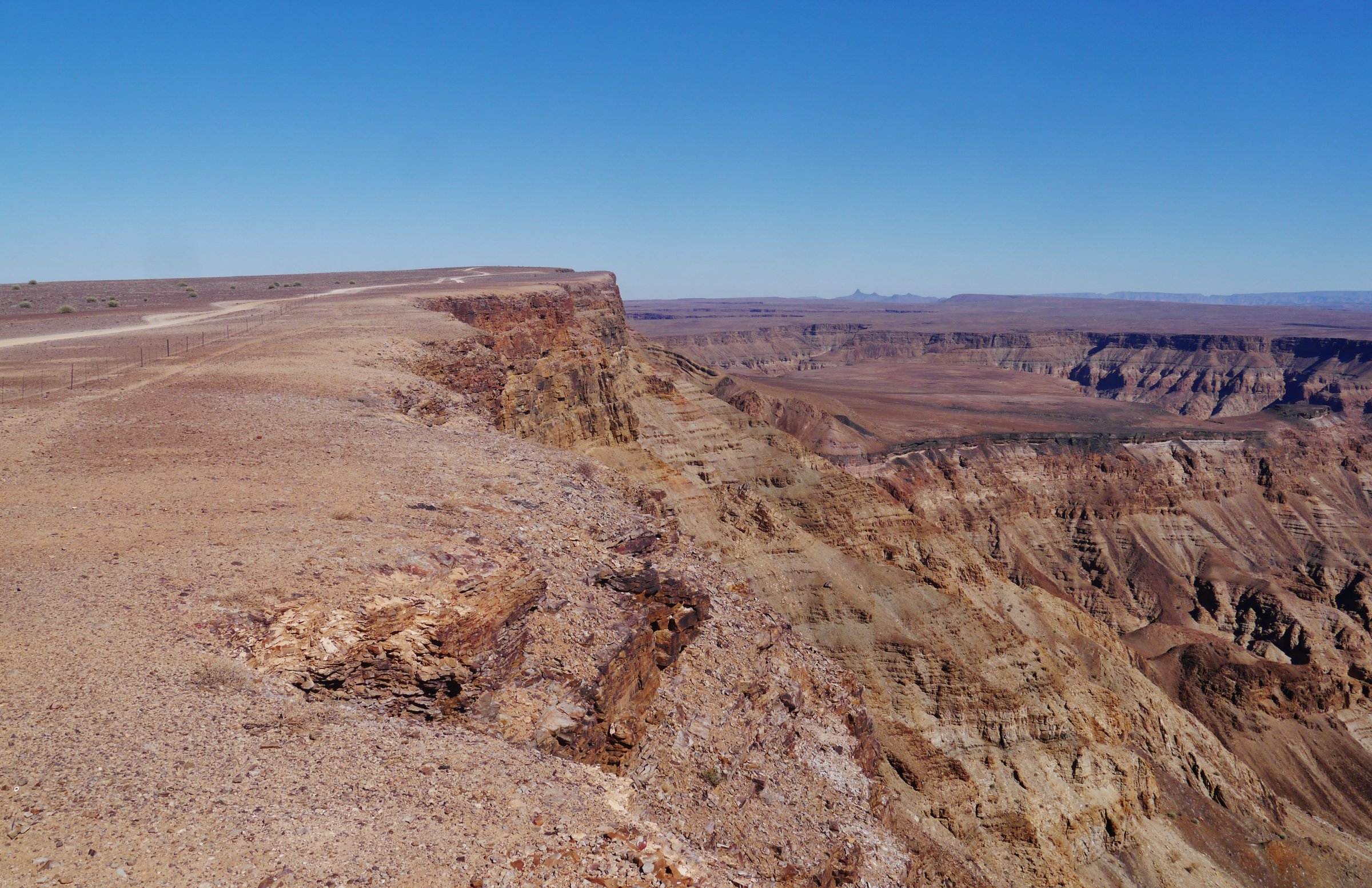 Fish River Canyon, rebord ouest