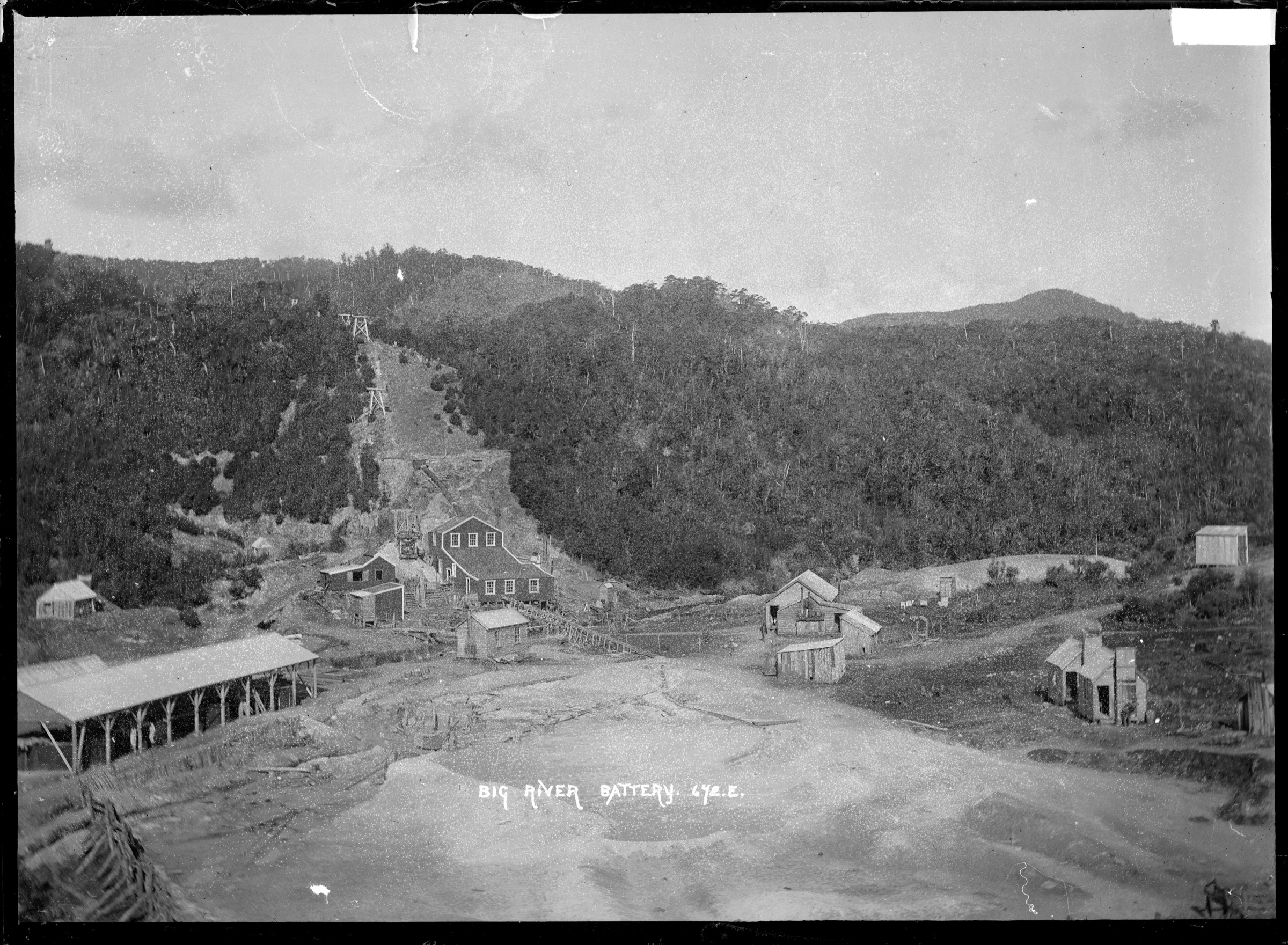 Big River Battery dans la localité aurifère de Big River, district de Buller