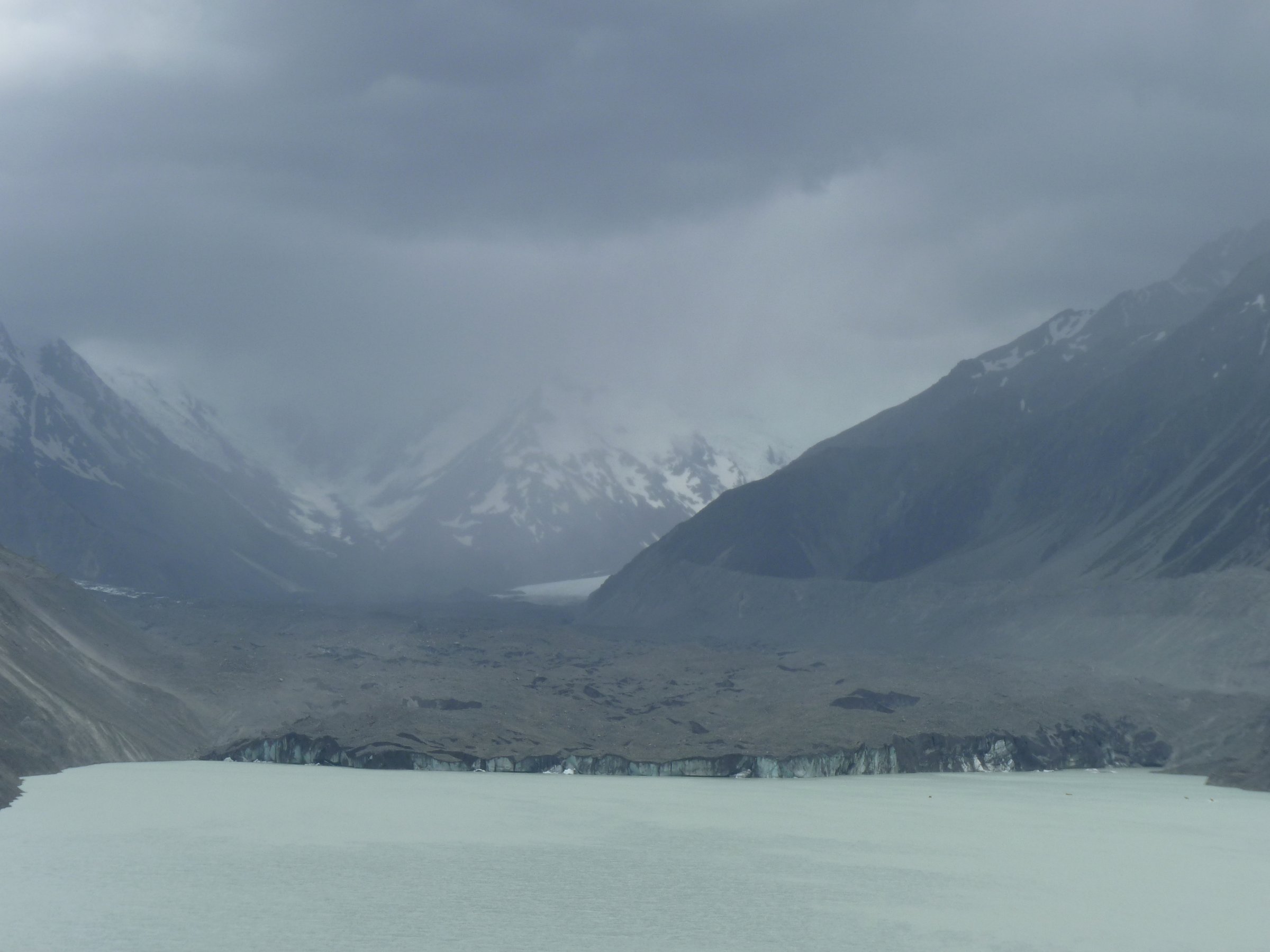 Tasman Glacier from the Ball Hut Track corridor