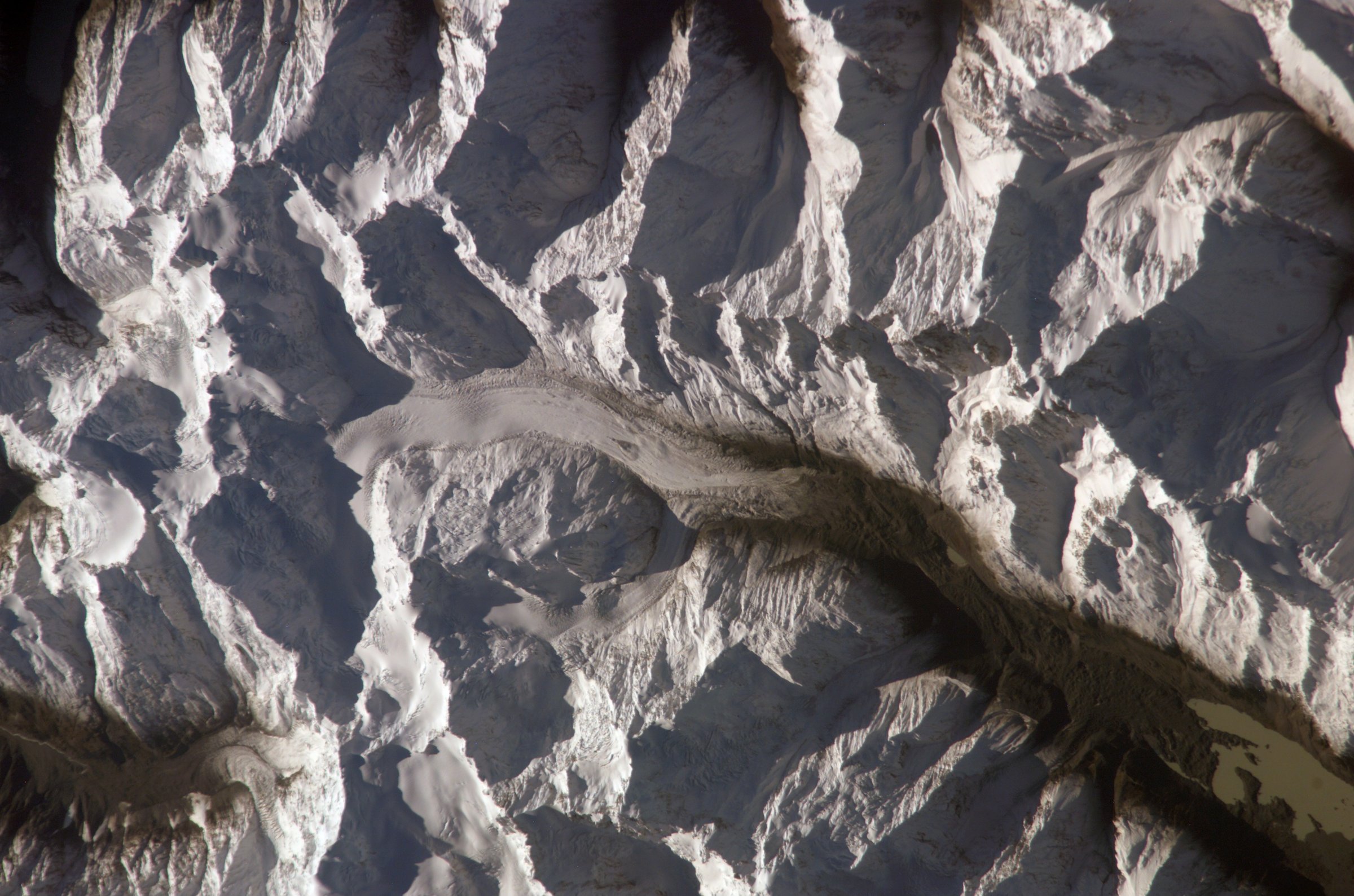 Murchison Glacier from the International Space Station