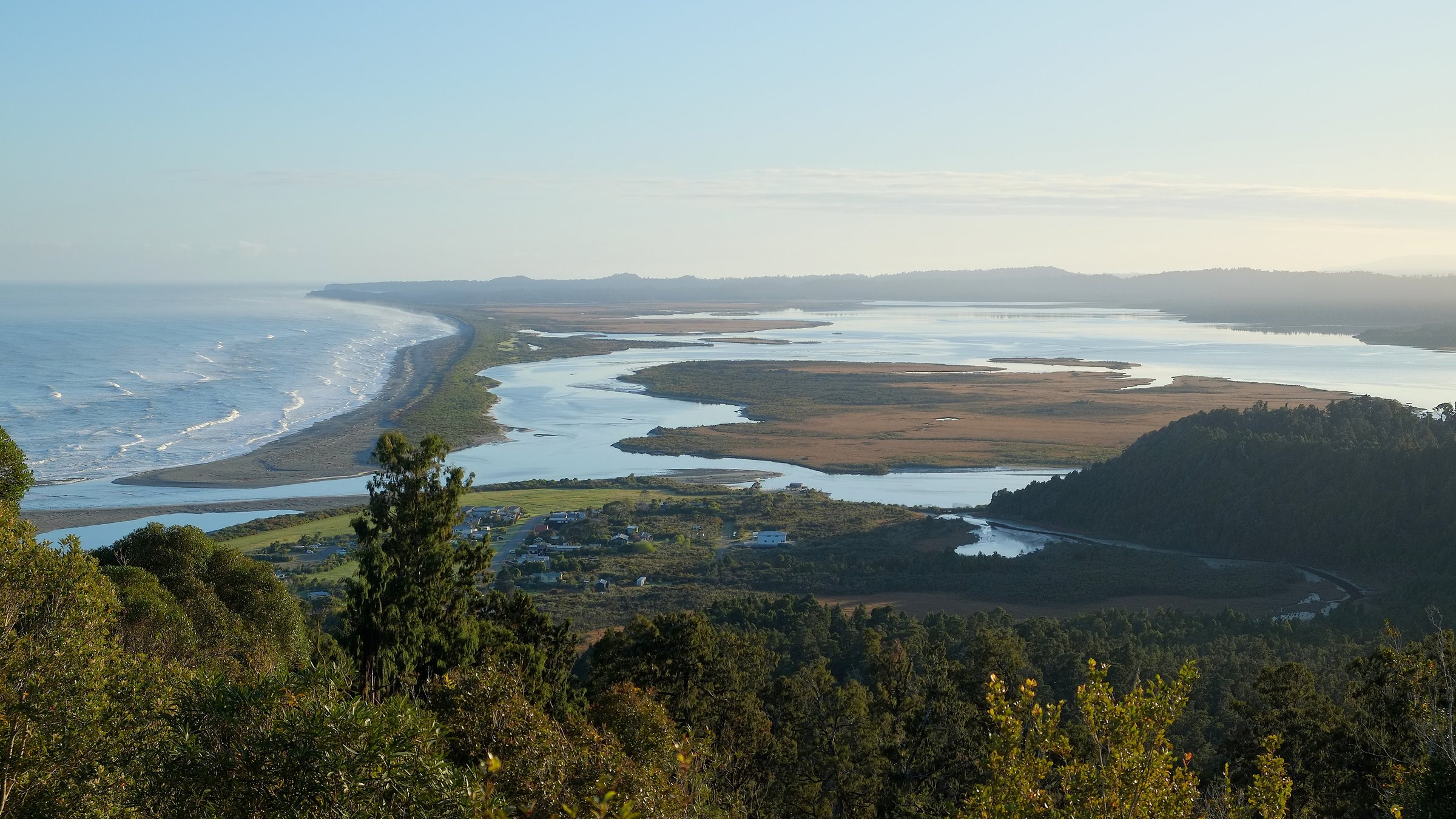 Okarito Lagoon from Okarito Trig