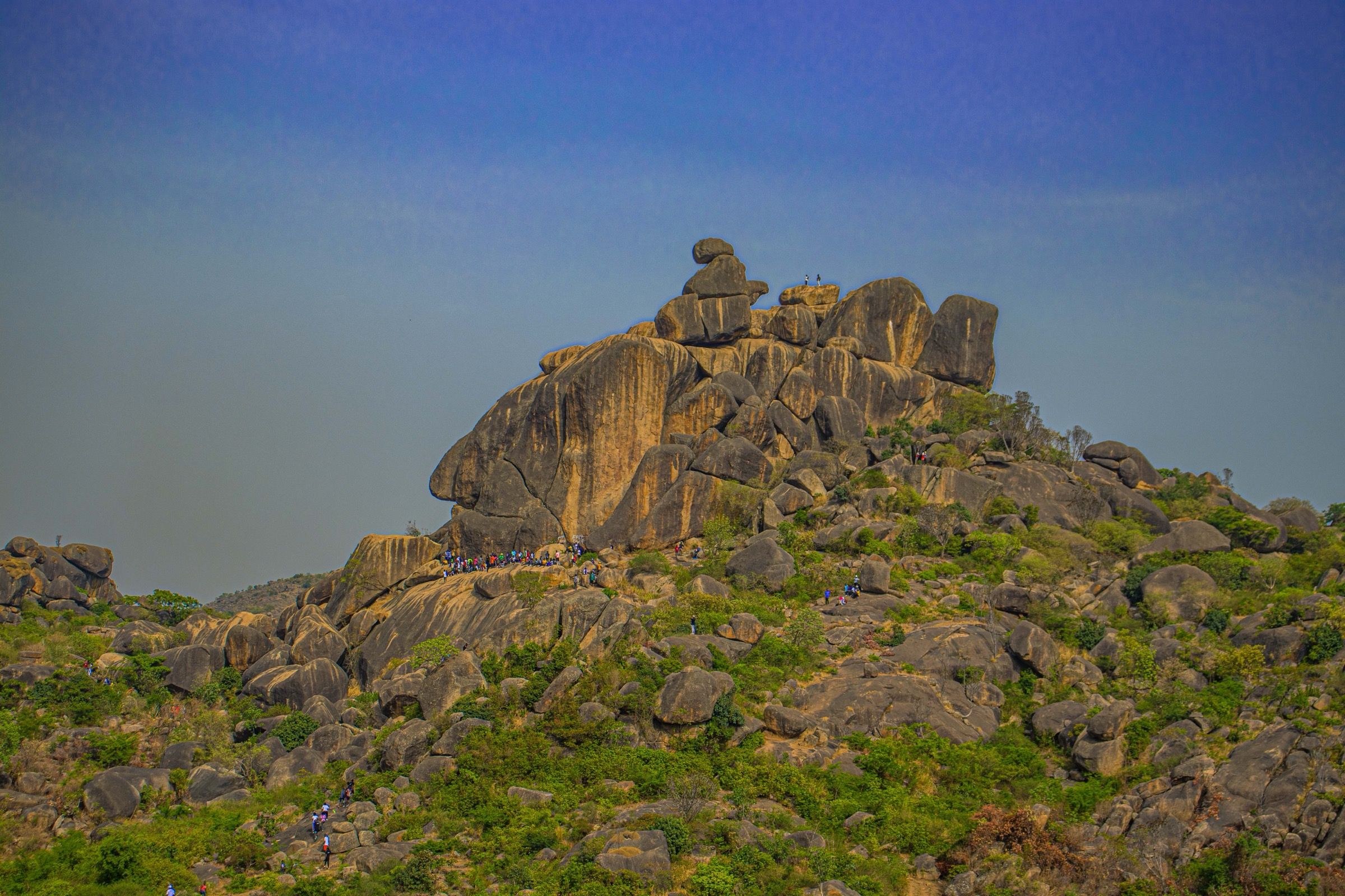 Shere Hills granite ridge above Jos, Plateau State, central Nigeria