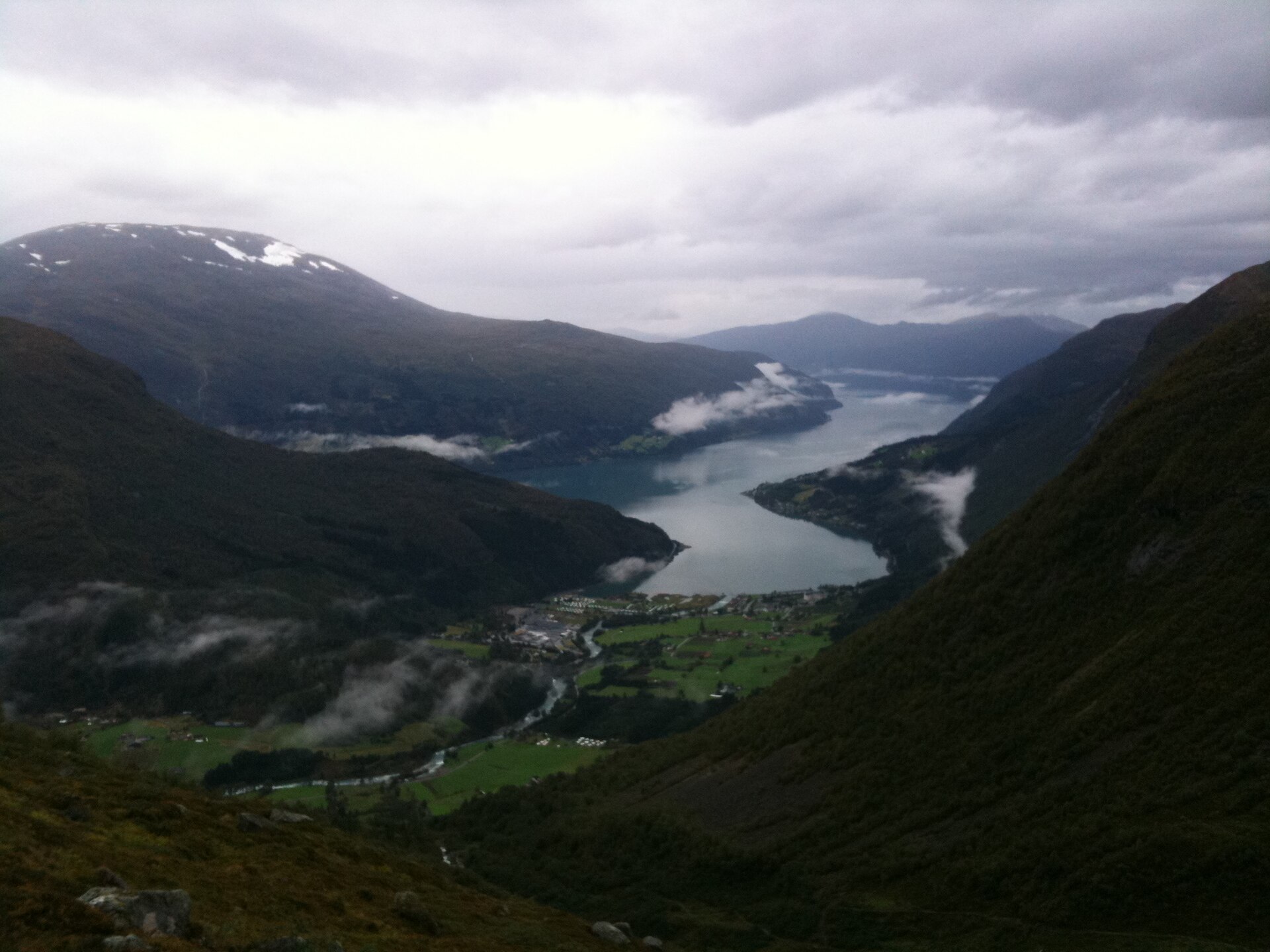 View of Loen from Skåla