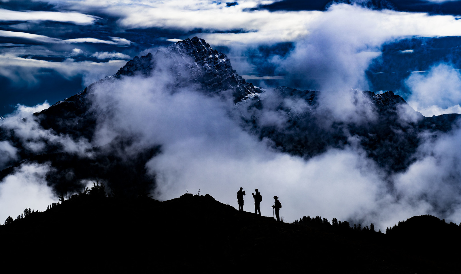 Vue du Glacier Peak depuis le PCT
