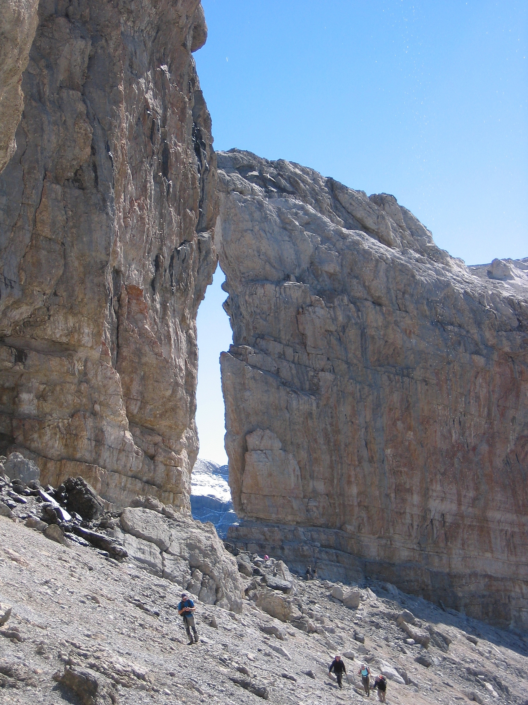 Brèche de Roland depuis l'approche