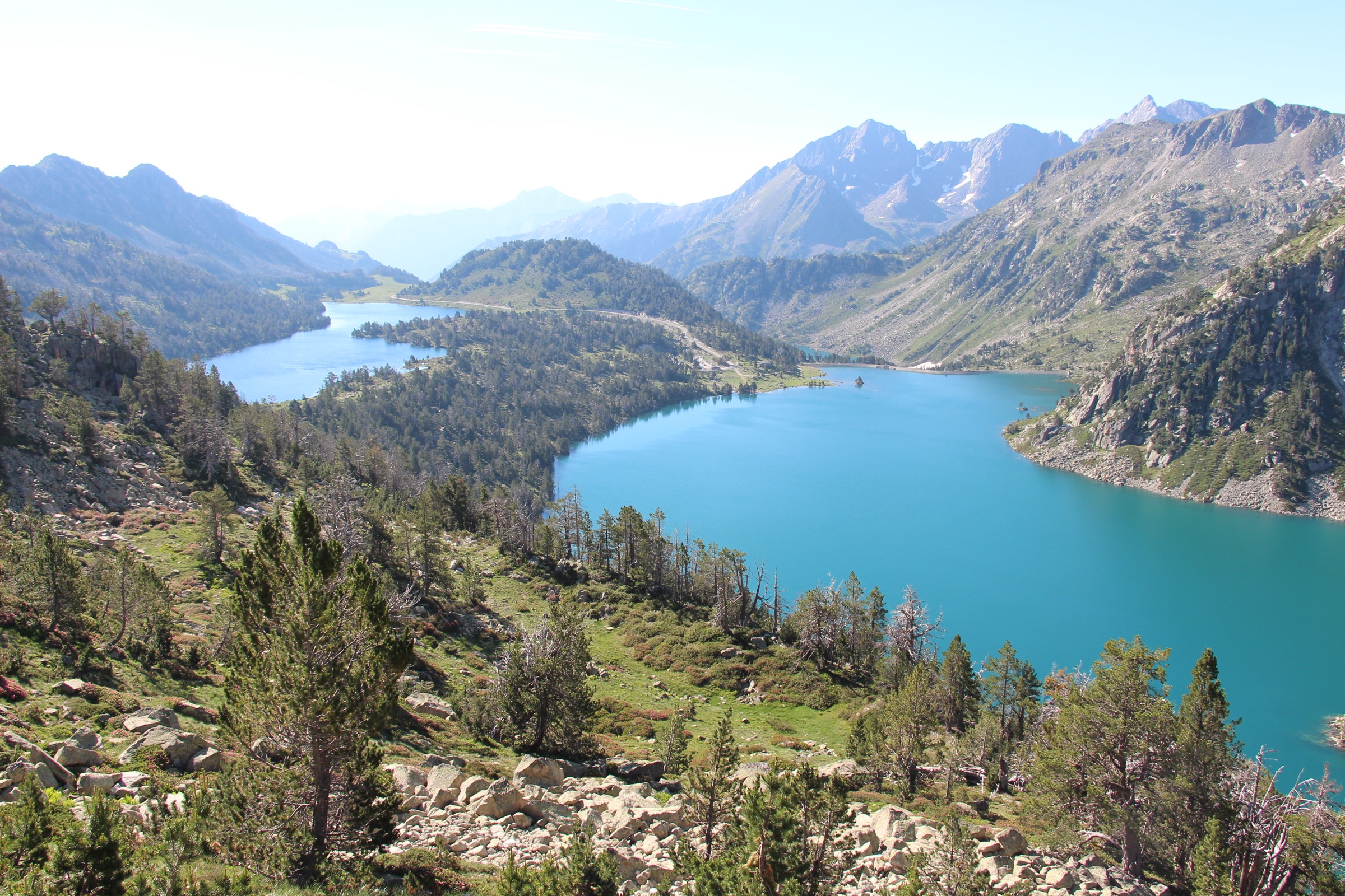 Lac d'Aubert et lac d'Aumar